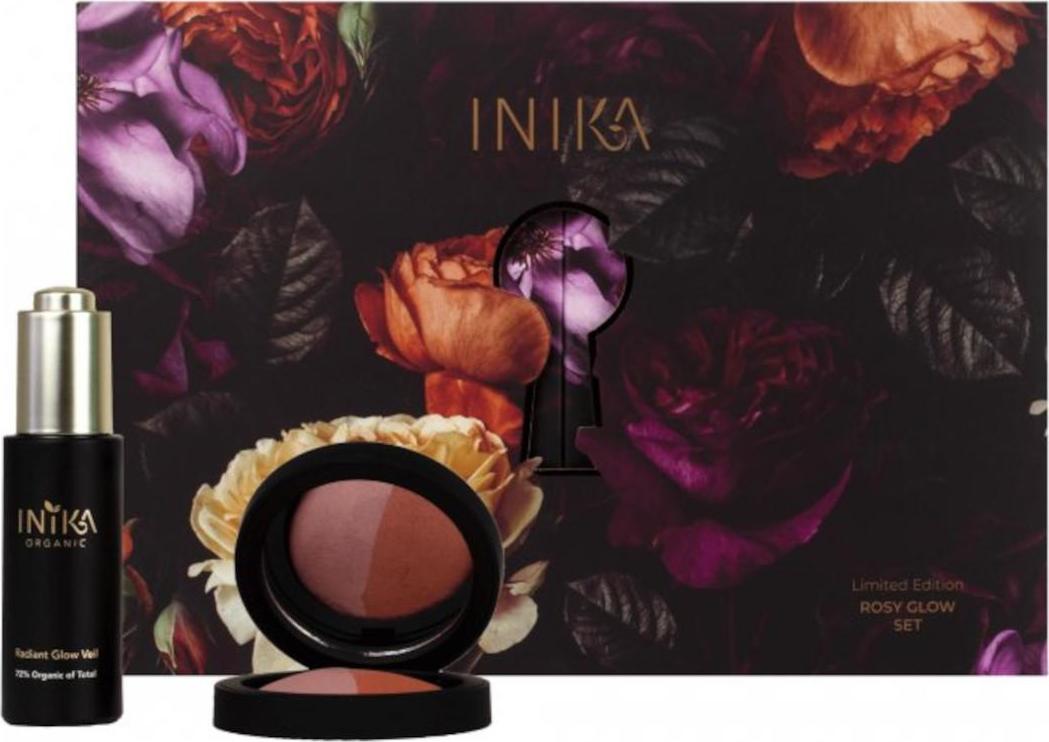 Inika Organic Dárková sada Rosy Glow Limited edition 1 ks