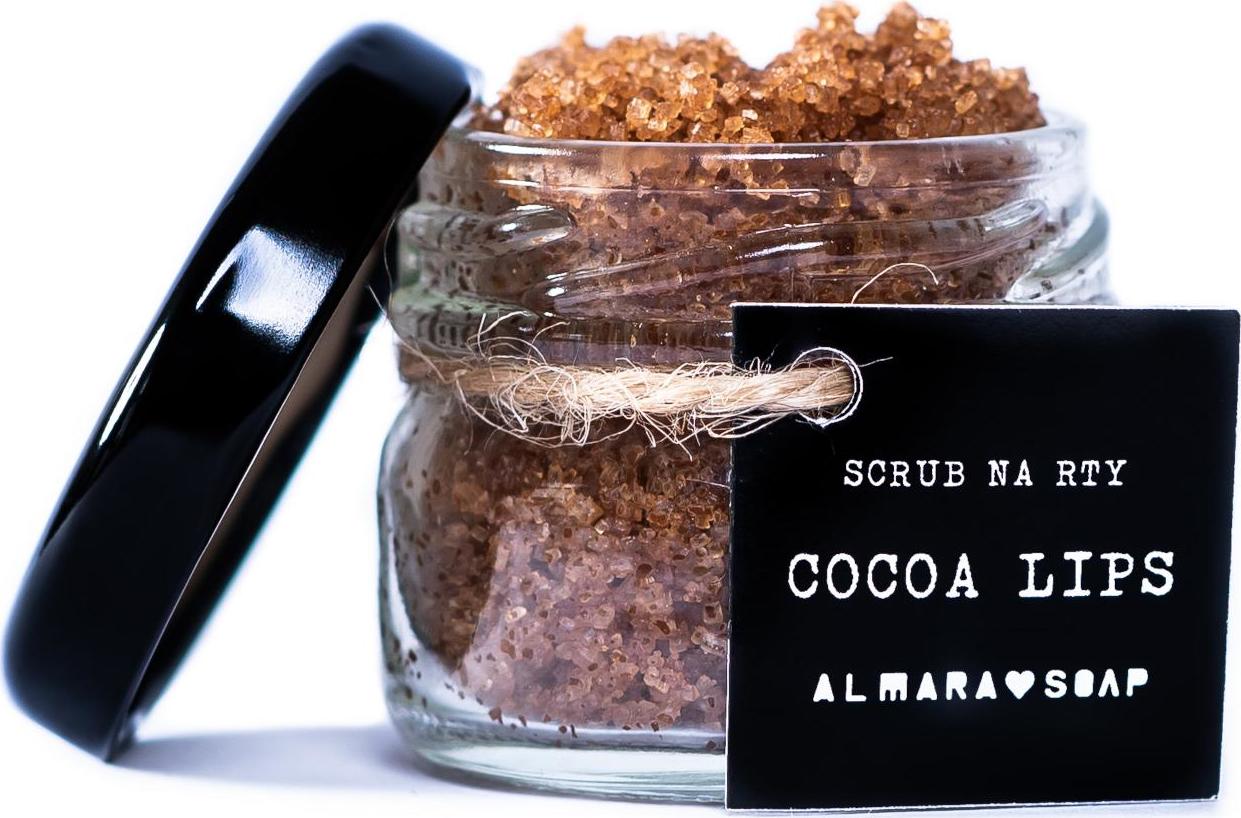 Almara Soap Lip Scrub Choco 25 g