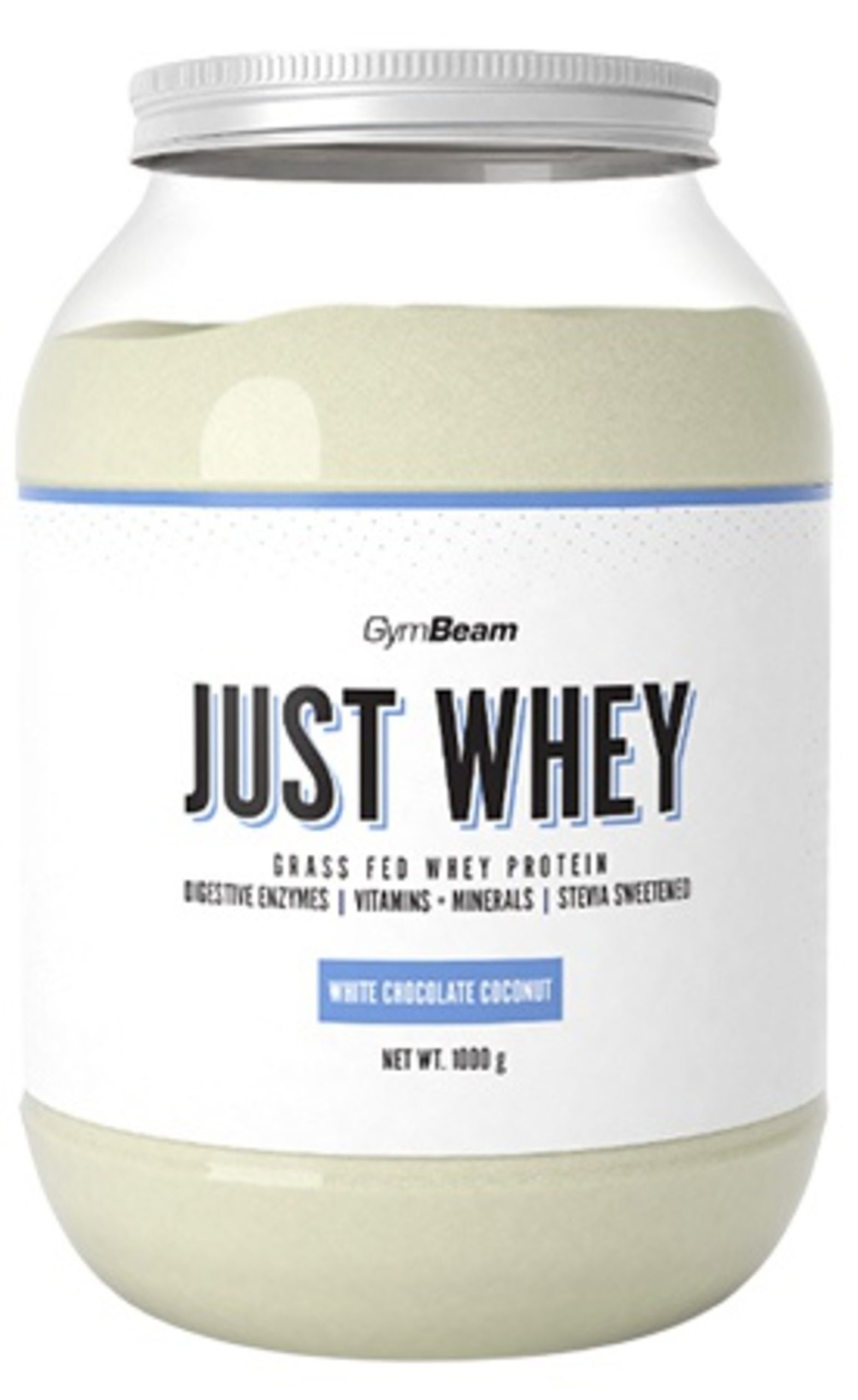 GymBeam Protein Just Whey 1000 g - White chocolate coconut