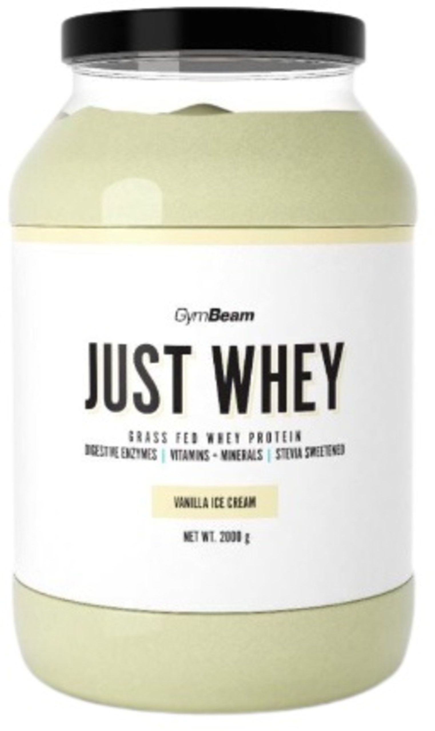 GymBeam Protein Just Whey 2000 g - Vanilla ice cream