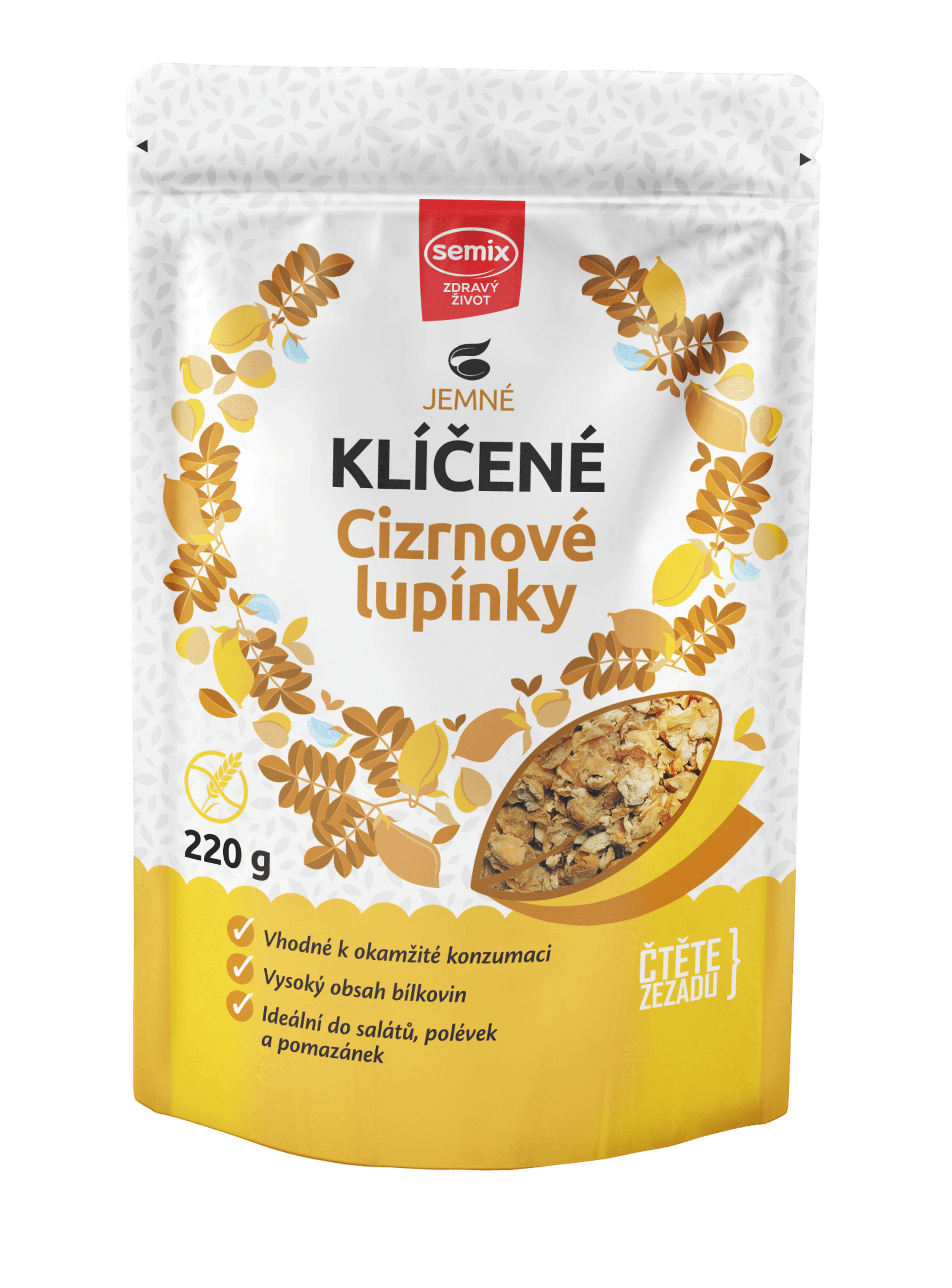 Semix Klíčené cizrnové lupínky 220 g