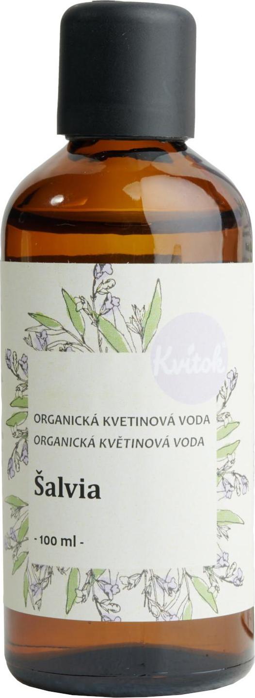 Kvitok Organická Bylinková Voda – Šalvěj 100ml