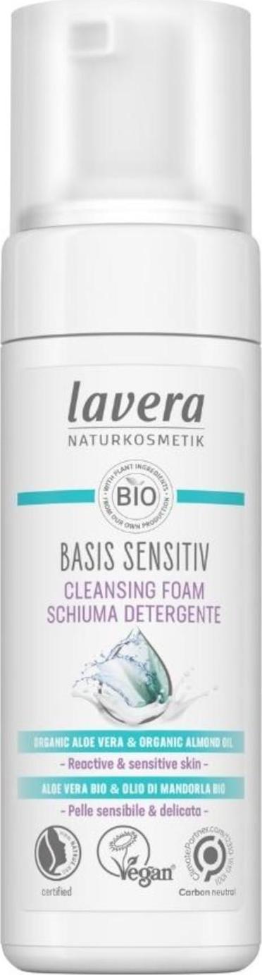 Lavera Basis Sensitiv Čisticí pleťová pěna 150 ml