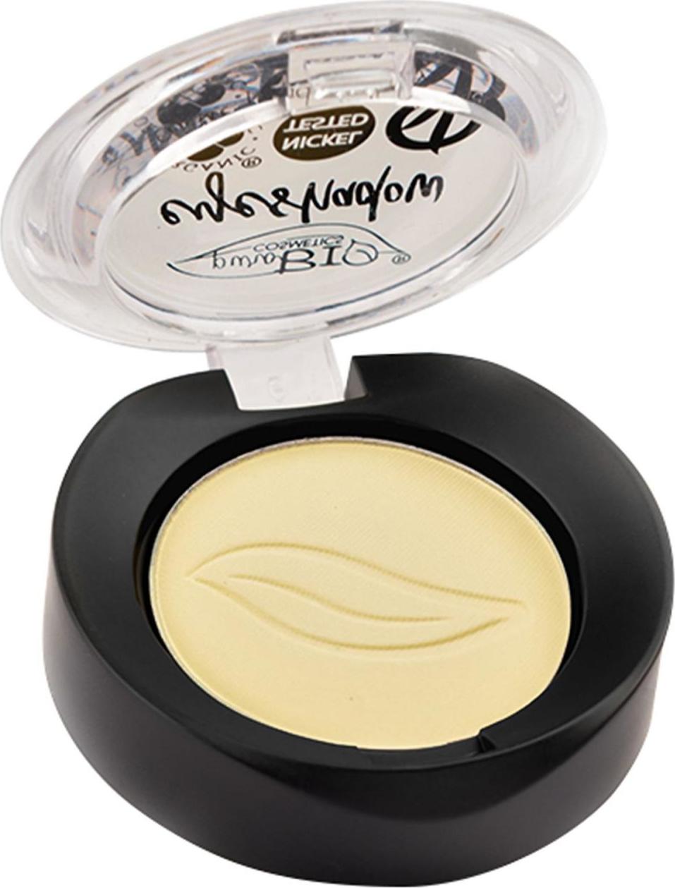 puroBIO cosmetics Minerální oční stíny 11 Yellow Banana 2