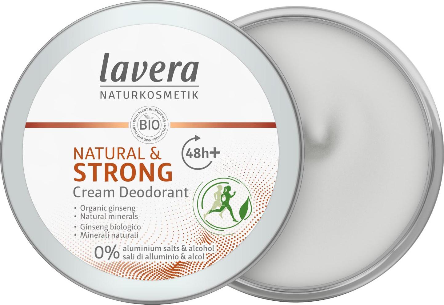 Lavera Krémový deodorant Strong pro ochranu až 48 hodin 50 ml