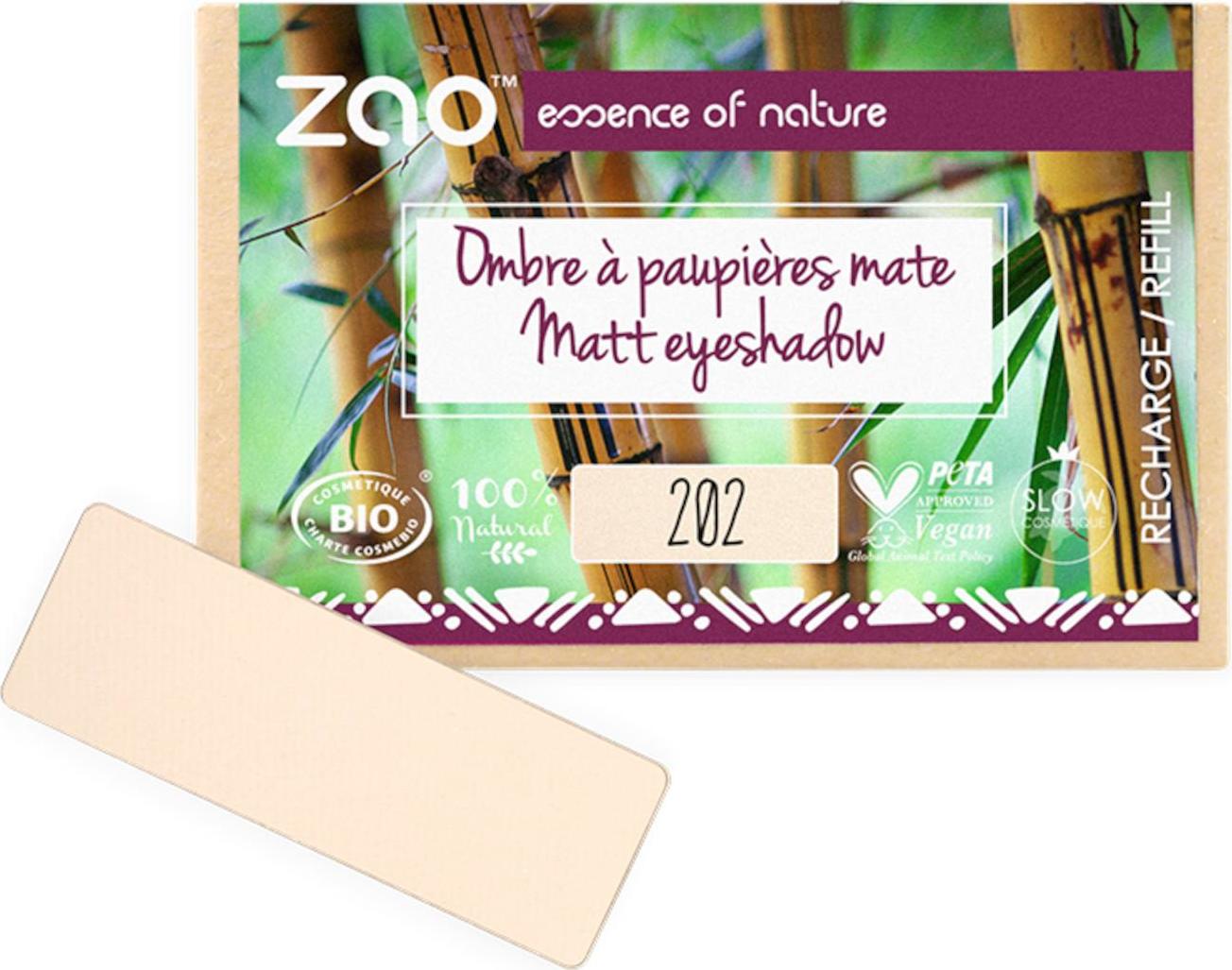 ZAO Matný oční stín 202 Brown beige náplň 1