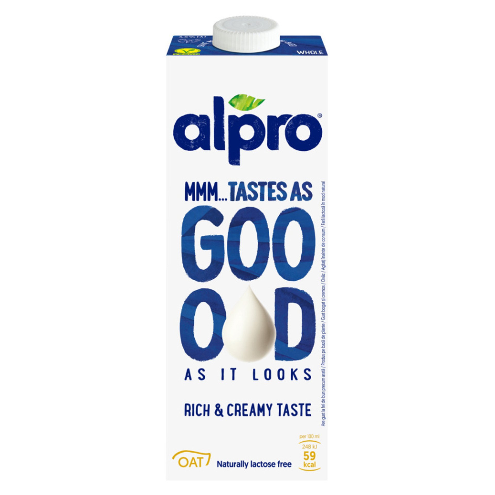 Alpro Ovesný nápoj Tastes as Good rich and creamy 3