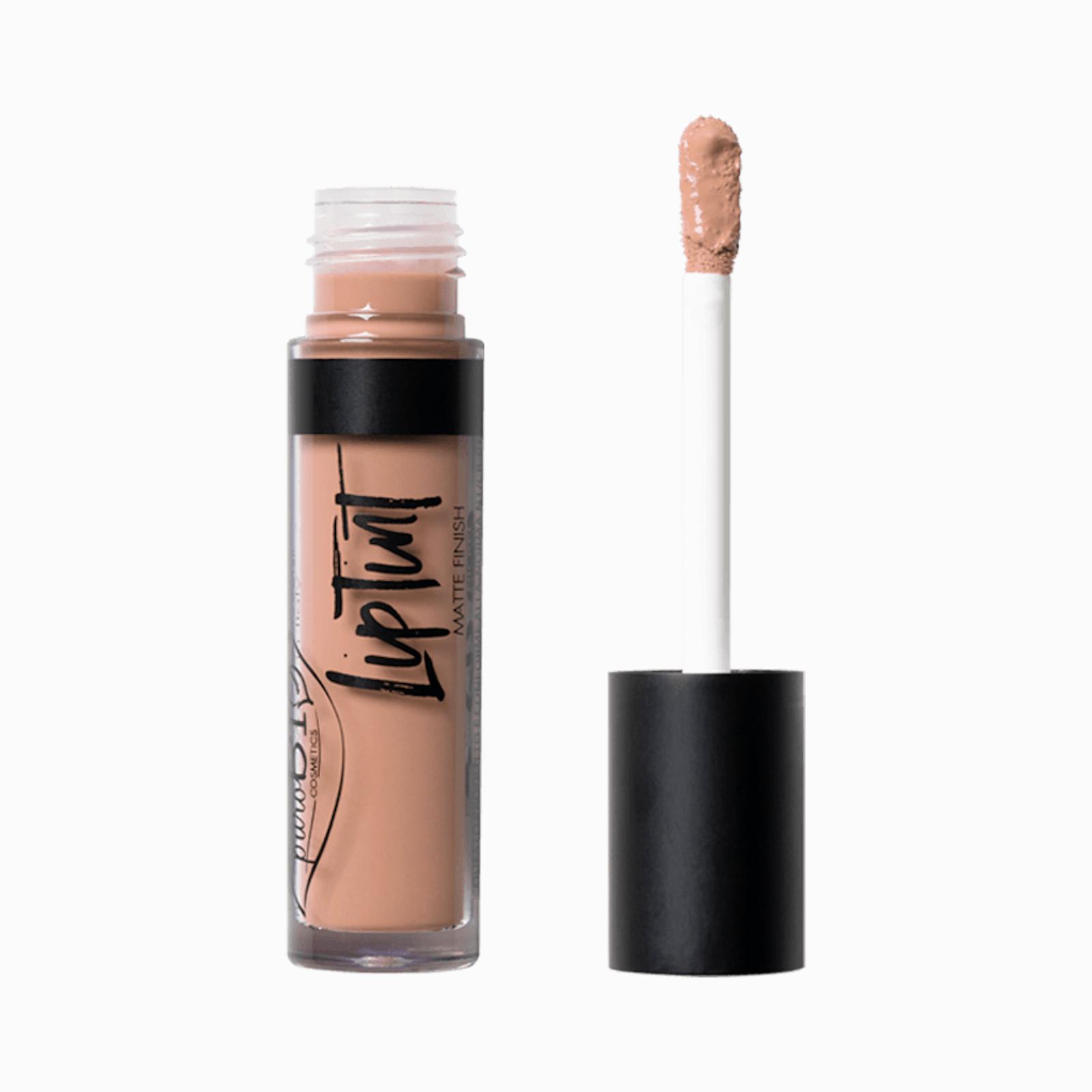 puroBIO cosmetics LipTint Tekutá rtěnka 01 nude 4 ml