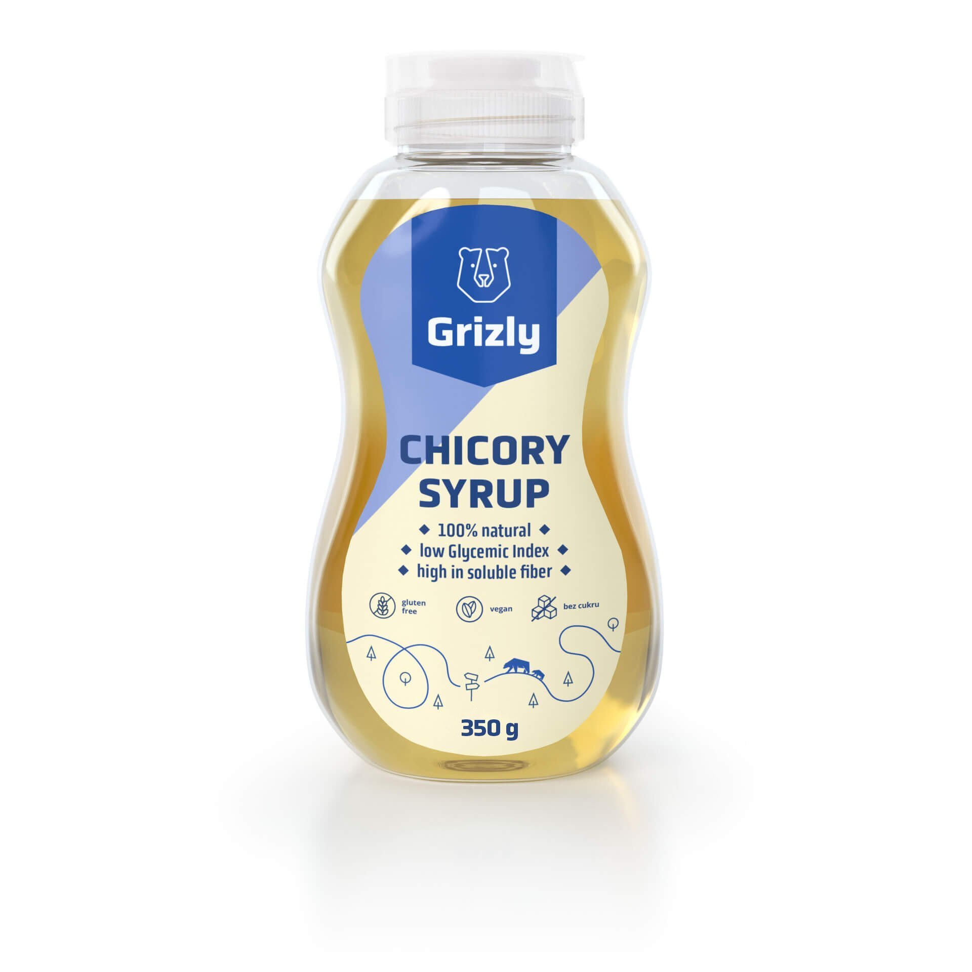 GRIZLY Čekankový sirup 350 g