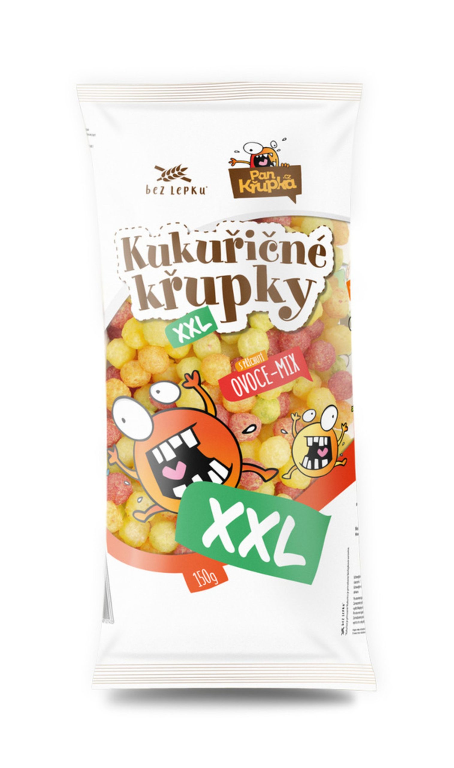 Rej Kukuřičné křupky XXL s ovocnou příchutí 150 g