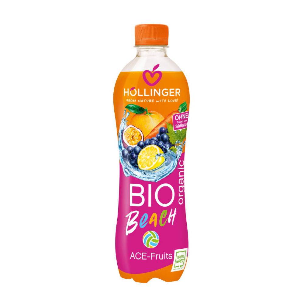 Limonáda ze směsi ovoce 500 ml BIO   HOLLINGER Hollinger