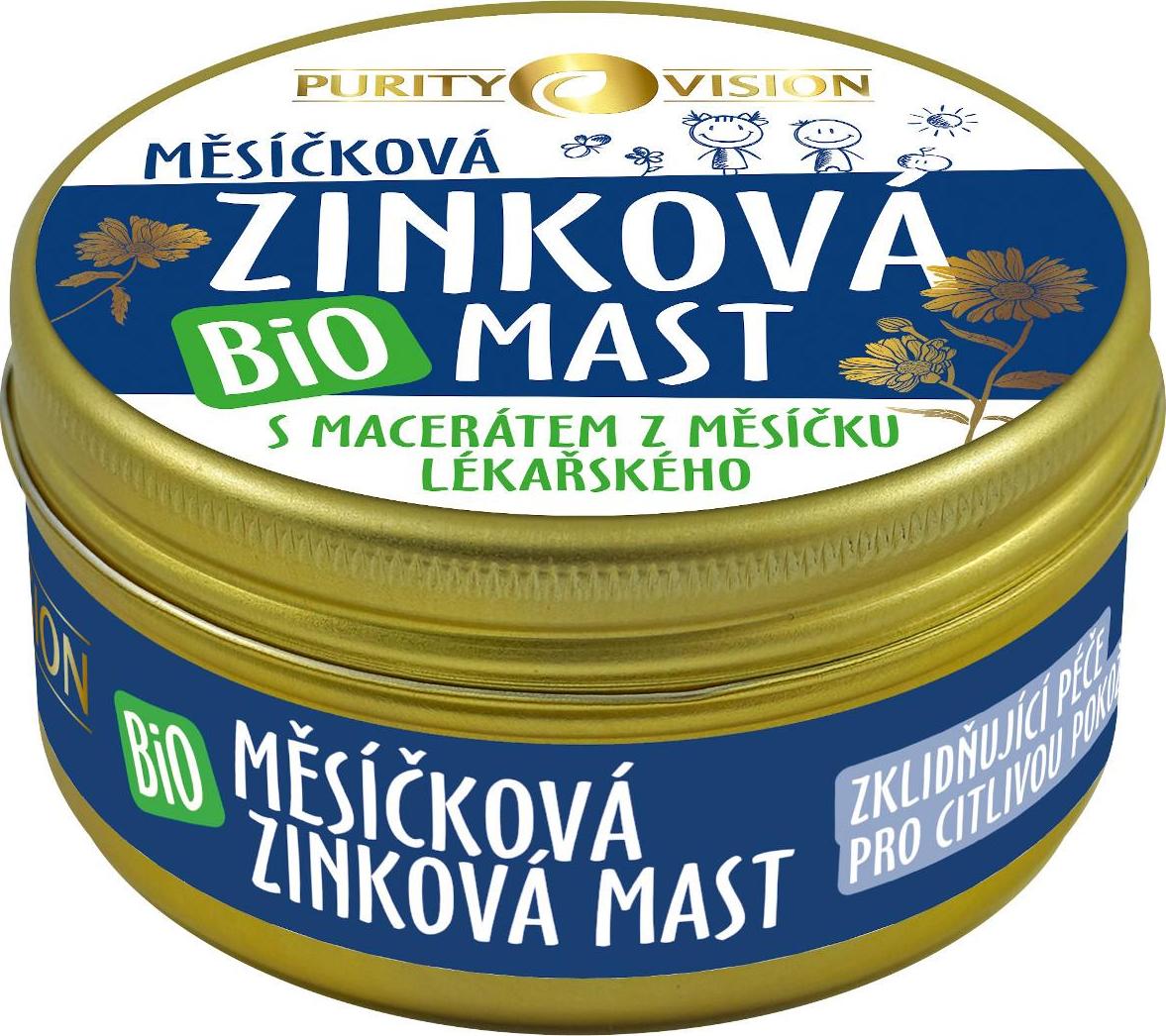 Purity Vision Bio Měsíčková zinková mast 70 ml