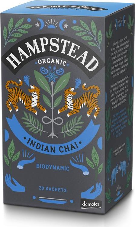 Hampstead Tea London BIO černý čaj Chai s orientálním kořením