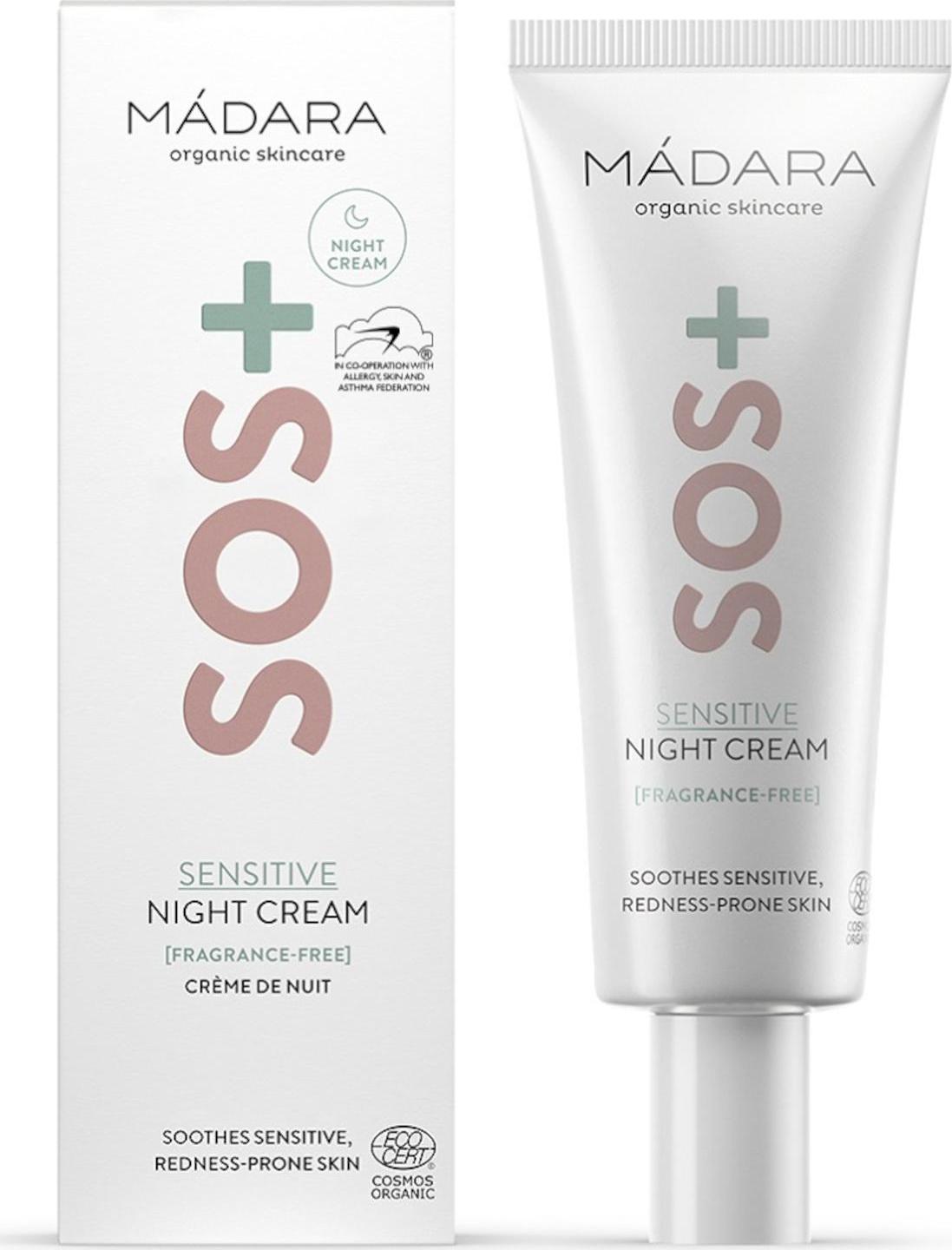 MÁDARA Noční krém SOS+ SENSITIVE 70ml