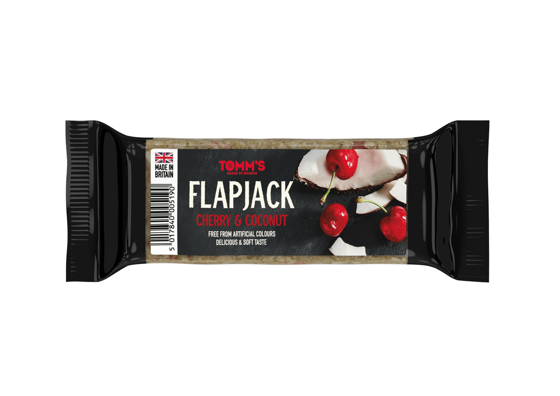 Bombus Flap Jack Tomm's Cherry and Coconut 100 g