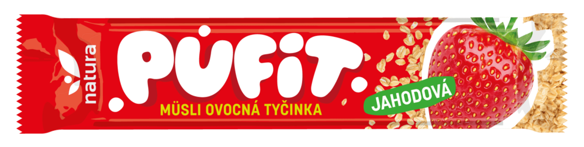 Josef´s snacks Pufit jahodová tyčinka 33 g