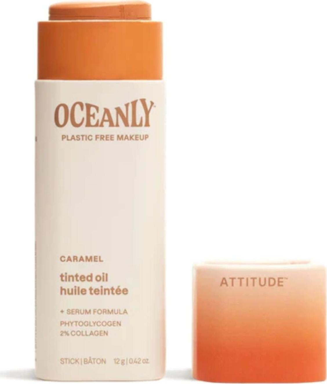 Attitude Tuhé tónující olejové sérum Oceanly - Caramel 12g