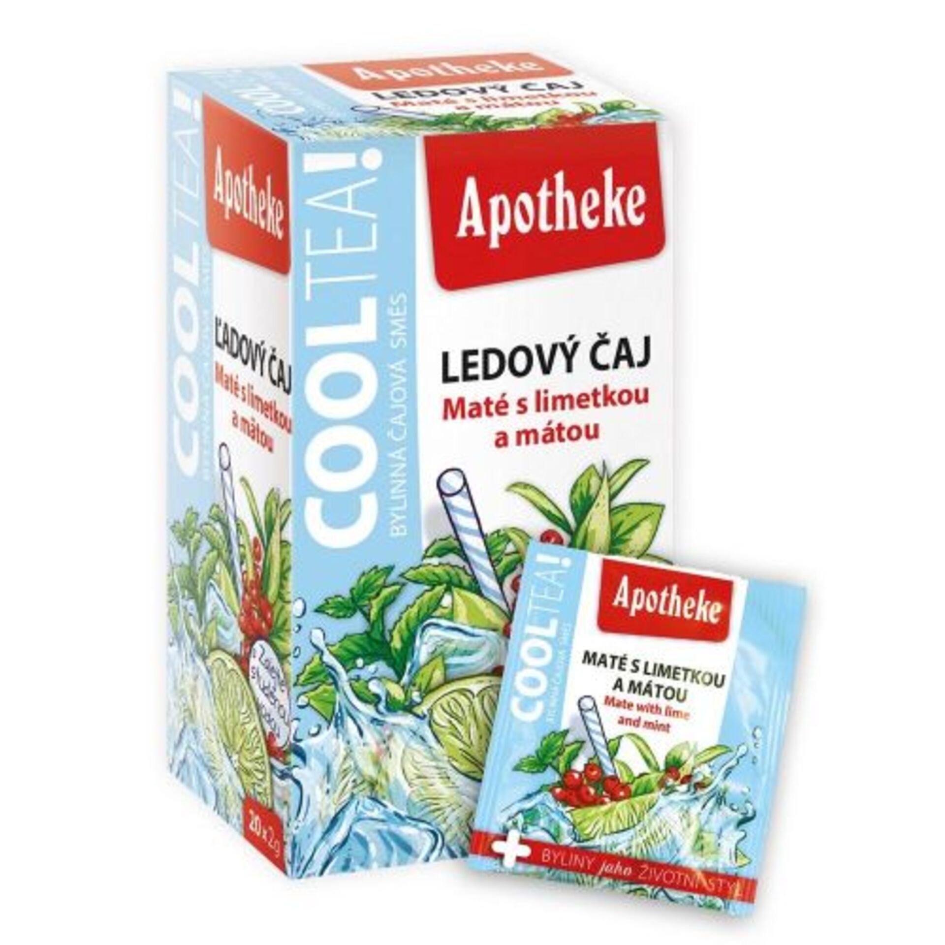 Apotheke Čaj cool maté s mátou a limetkou 20 sáčků