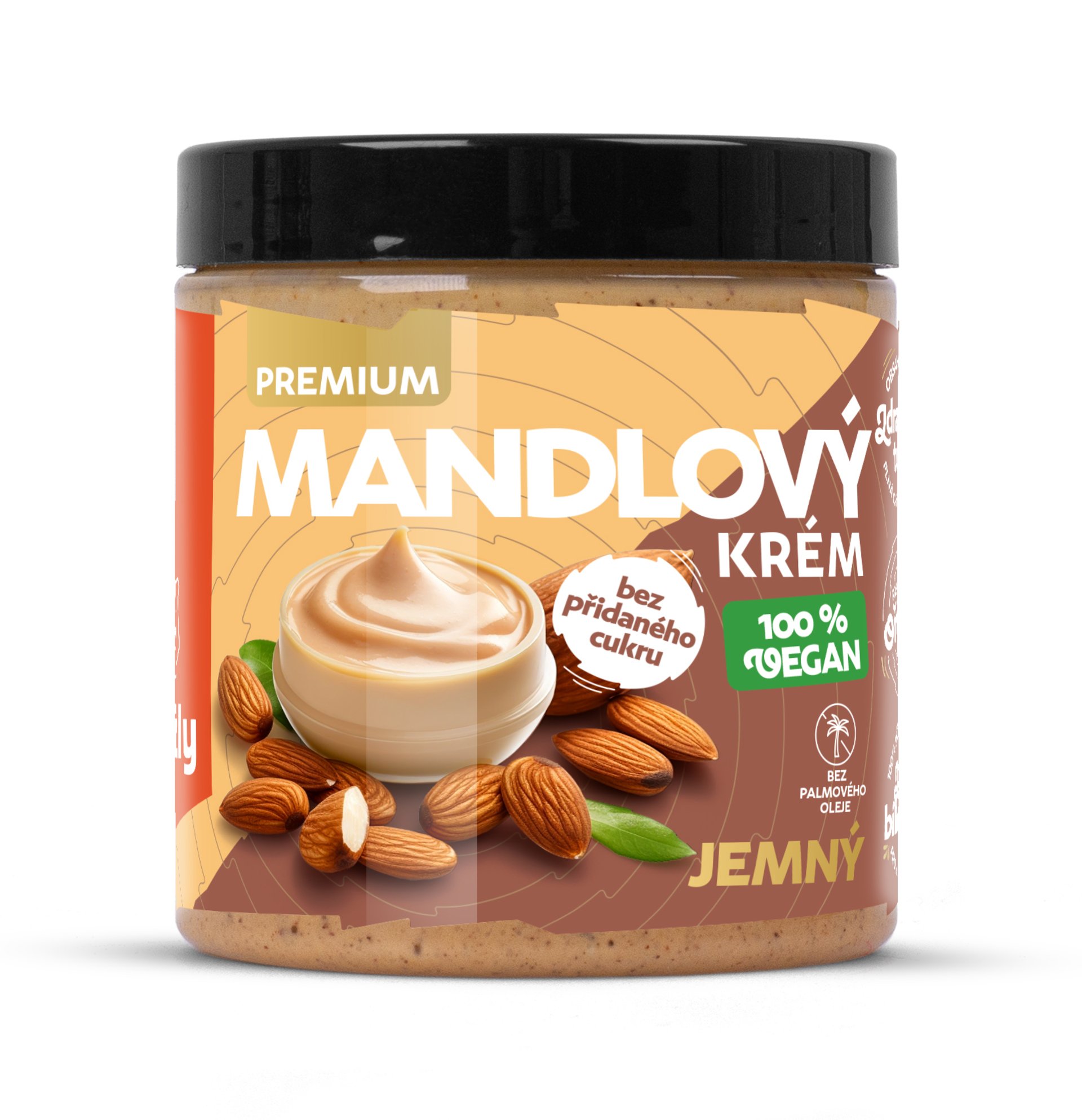 GRIZLY Mandlový krém jemný premium 250 g