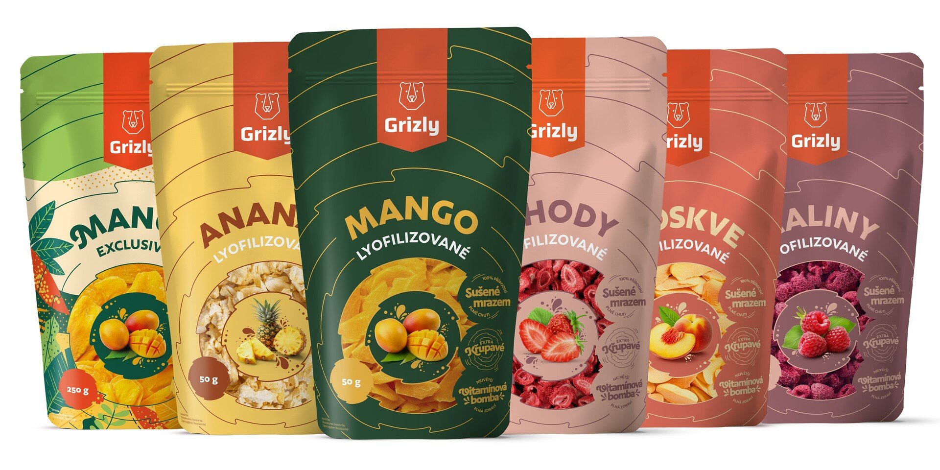 GRIZLY Ovocná bedýnka 500 g