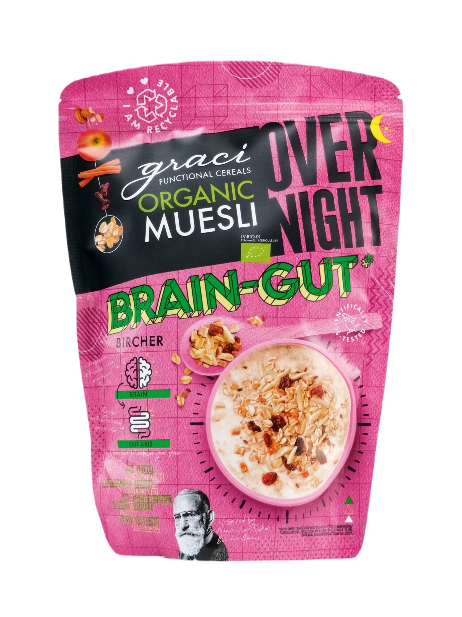 Graci Müsli Brain-gut Bircher BIO 350 g