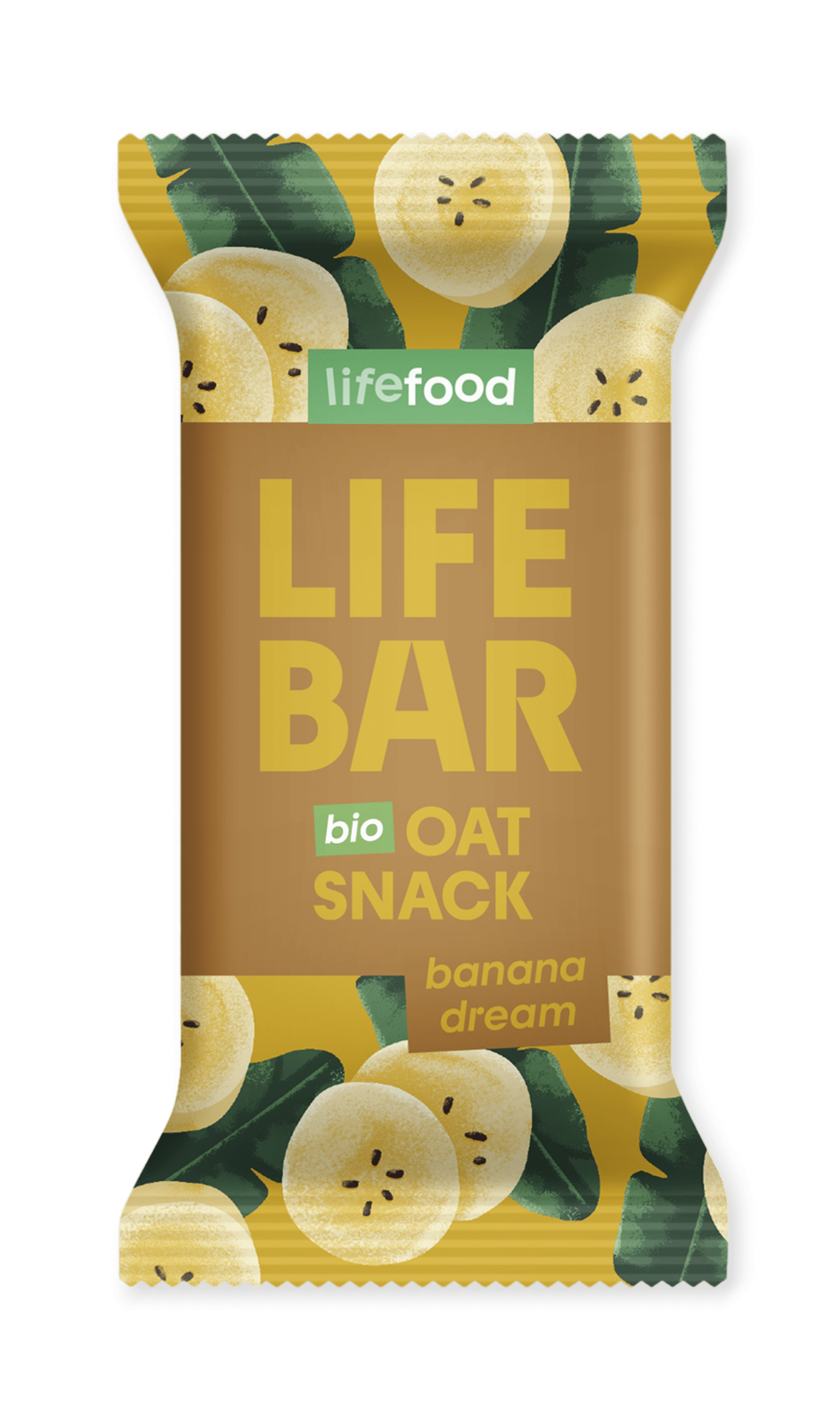 Lifefood Lifebar Oat snack banánový BIO 40 g