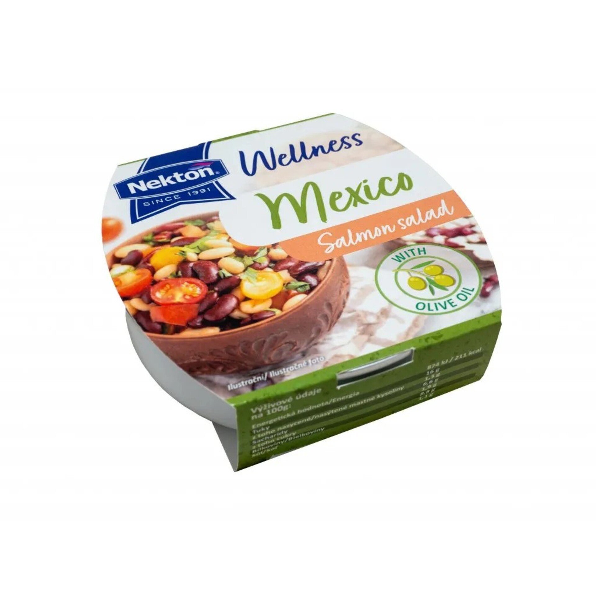 Nekton Lososový salát Wellness Mexico 160 g