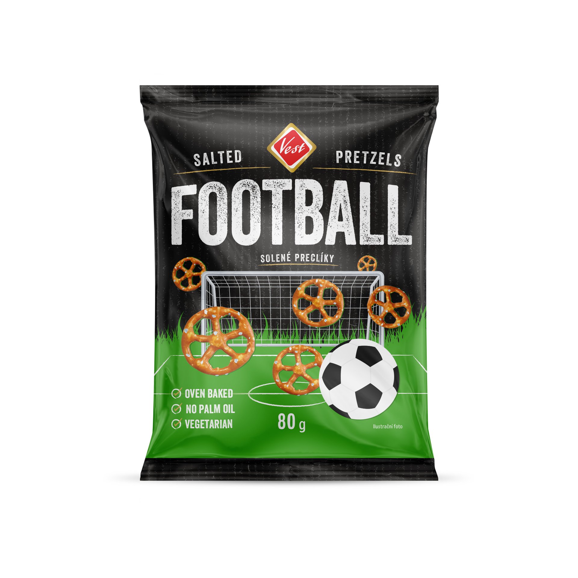 Vest Preclíky solené Football 80 g