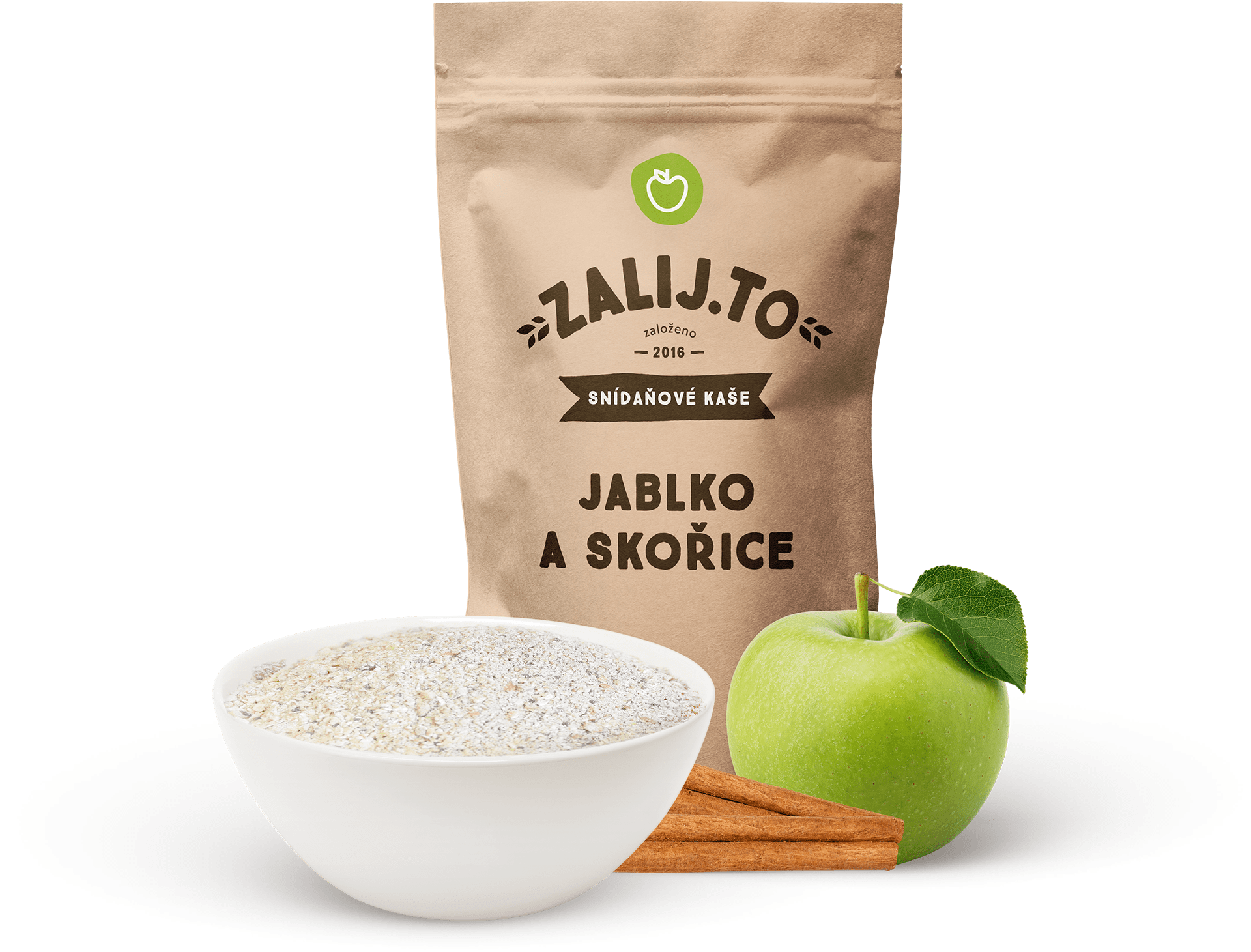 Zalij.To Ovesná kaše jablko a skořice 500 g