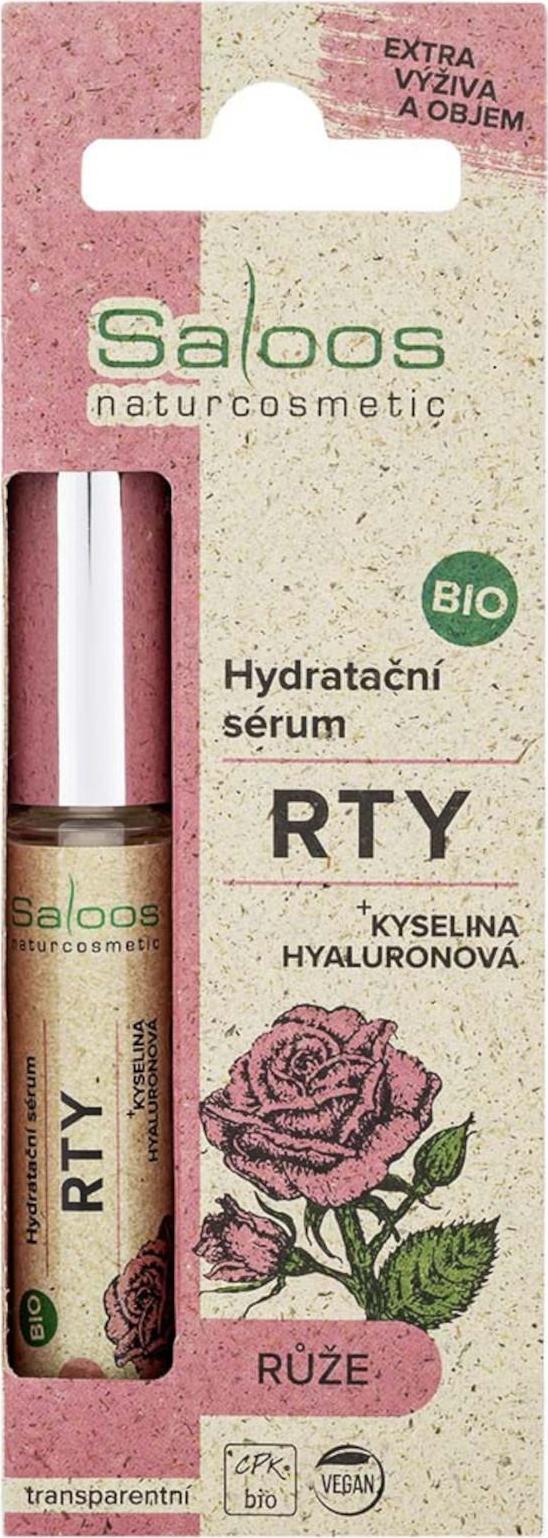 Saloos Bio Hydratační sérum na rty – Růže 7 ml