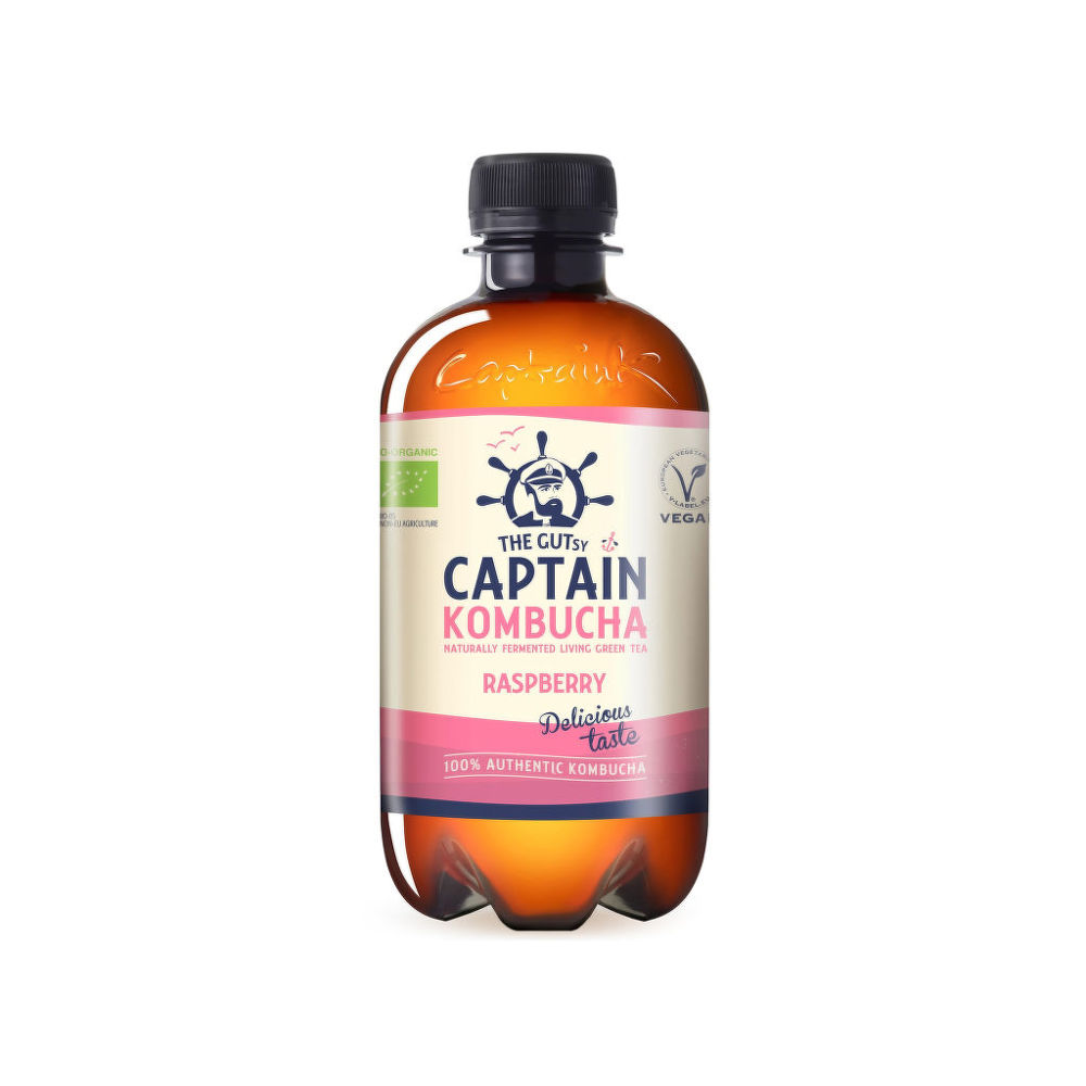 Captain kombucha malina 400 ml BIO   THE GUTSY The Gutsy