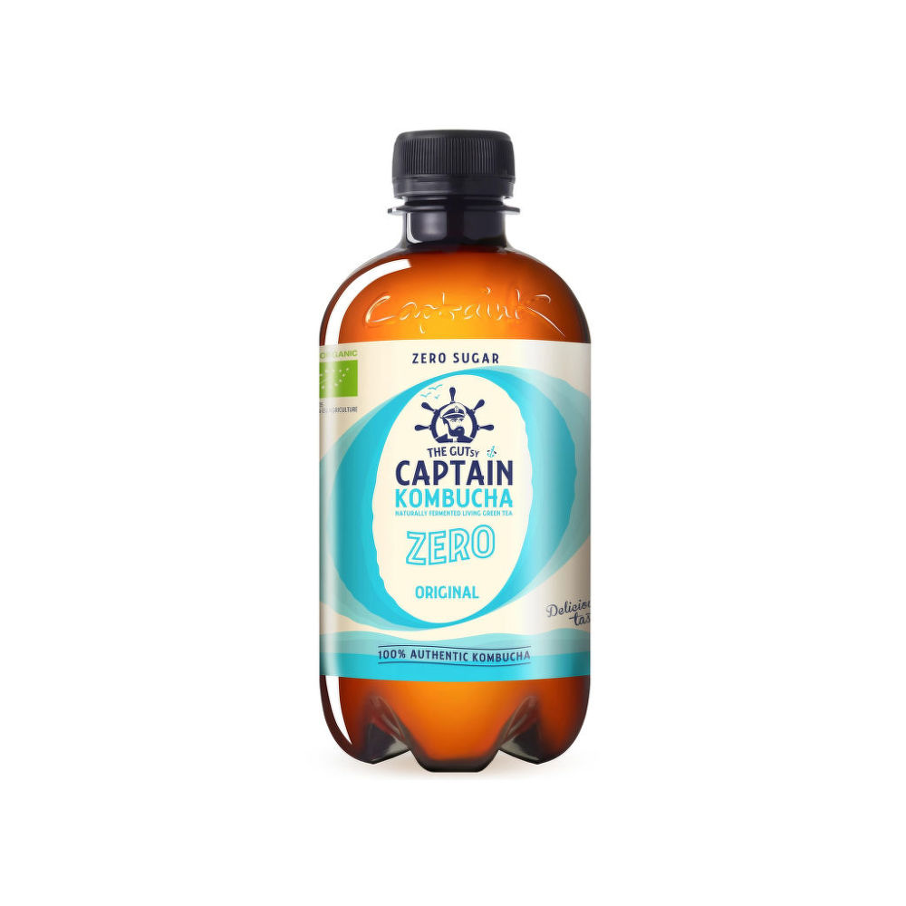 Captain kombucha original ZERO 400 ml BIO   THE GUTSY The Gutsy