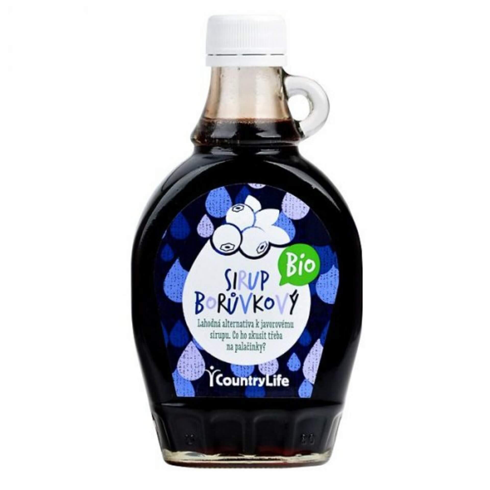 Country Life Sirup borůvkový BIO 250 ml expirace