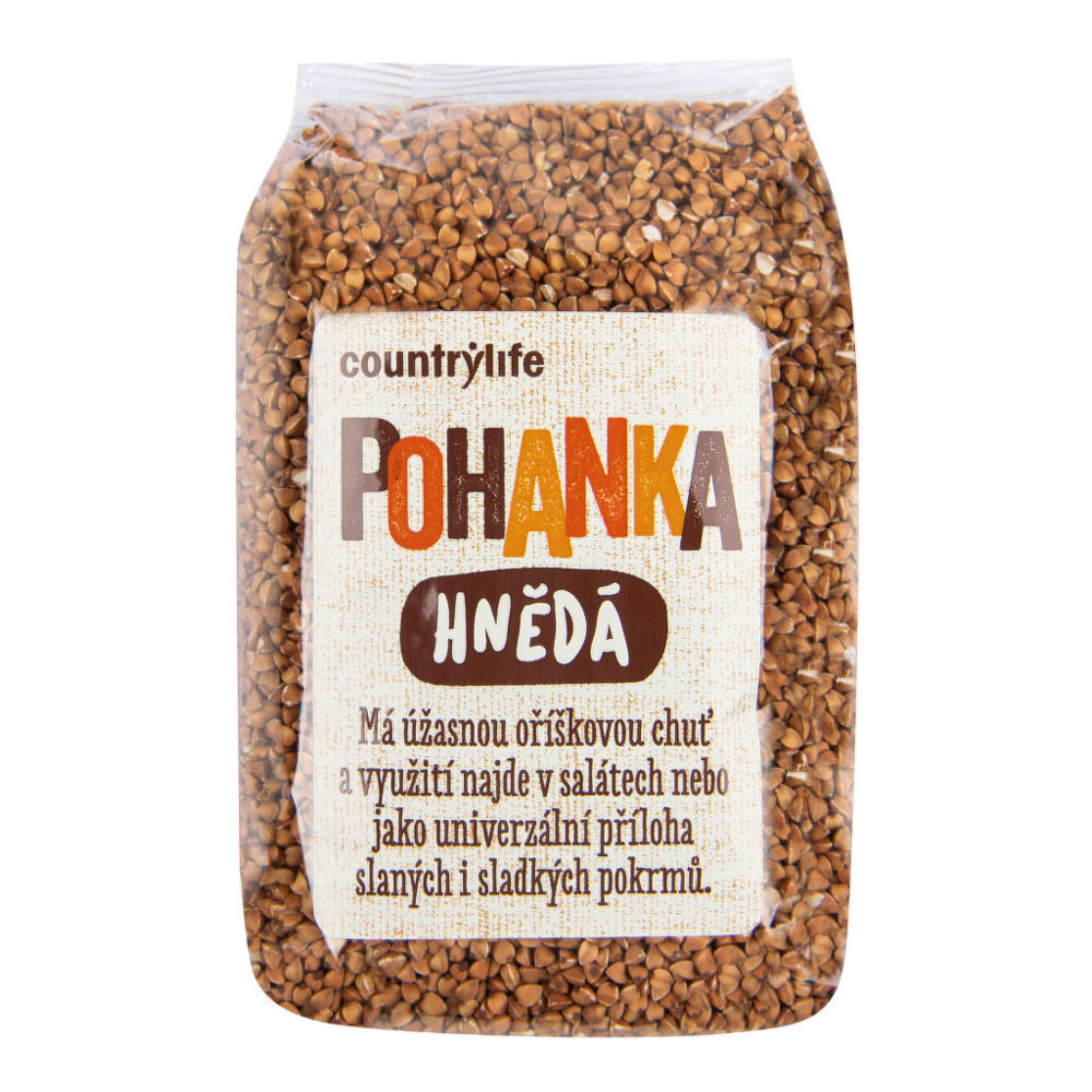 Pohanka hnědá 500 g   COUNTRY LIFE Country Life