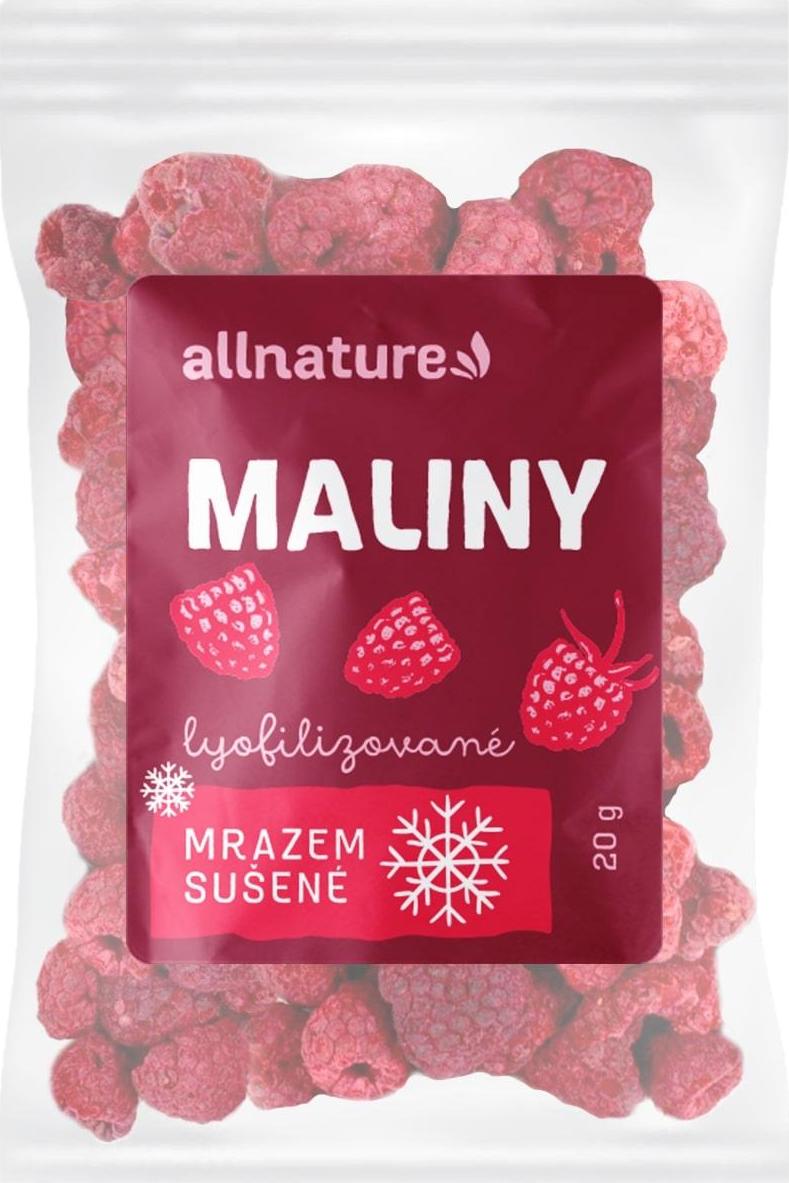 Allnature Malina sušená mrazem celá 20 g