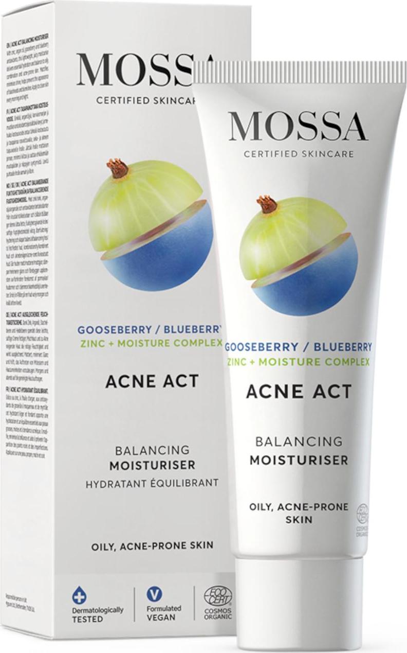 MOSSA Vyrovnávací hydratační krém ACNE ACT 50 ml