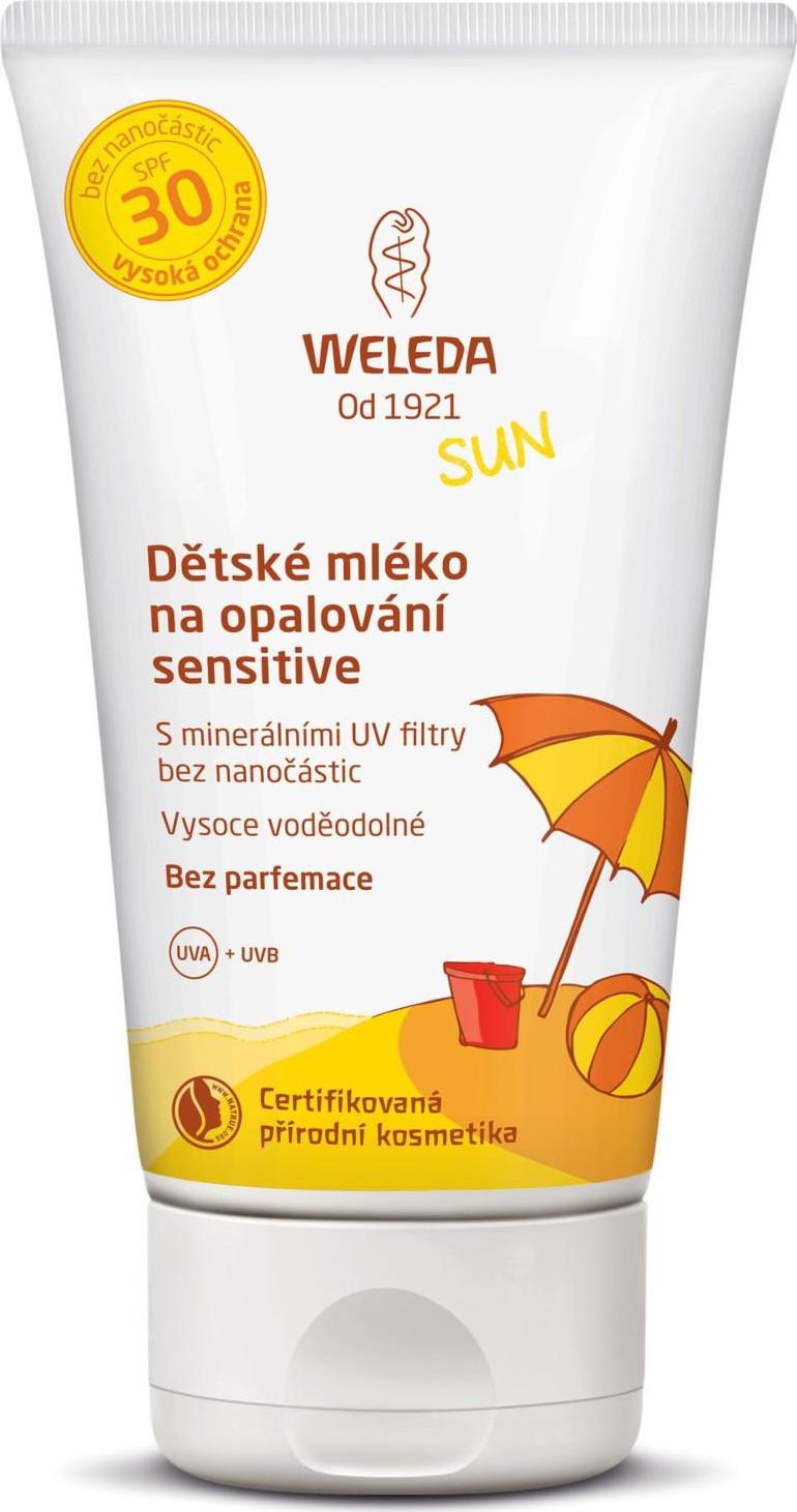 Weleda Sun Dětské mléko na opalování SPF 30 Sensitive 150 ml