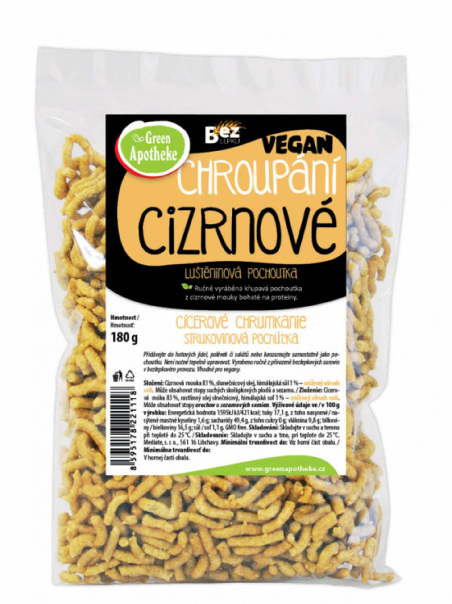 Green Apotheke Chroupání cizrnové 180 g - expirace