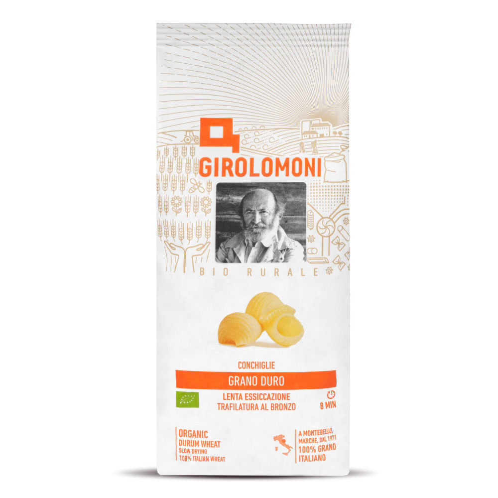 Těstoviny conchiglie semolinové  500 g BIO   GIROLOMONI Girolomoni