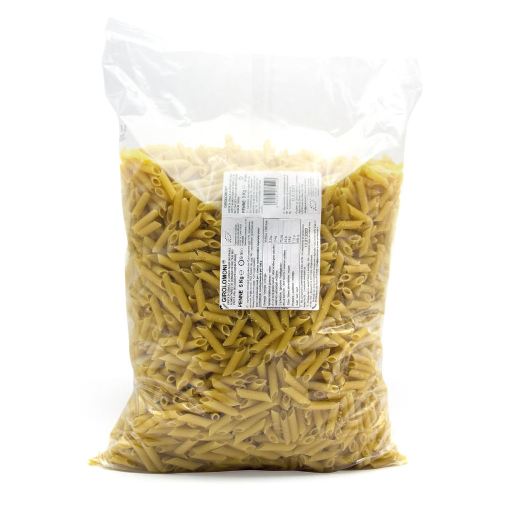 Těstoviny penne semolinové 5 kg BIO   GIROLOMONI Girolomoni