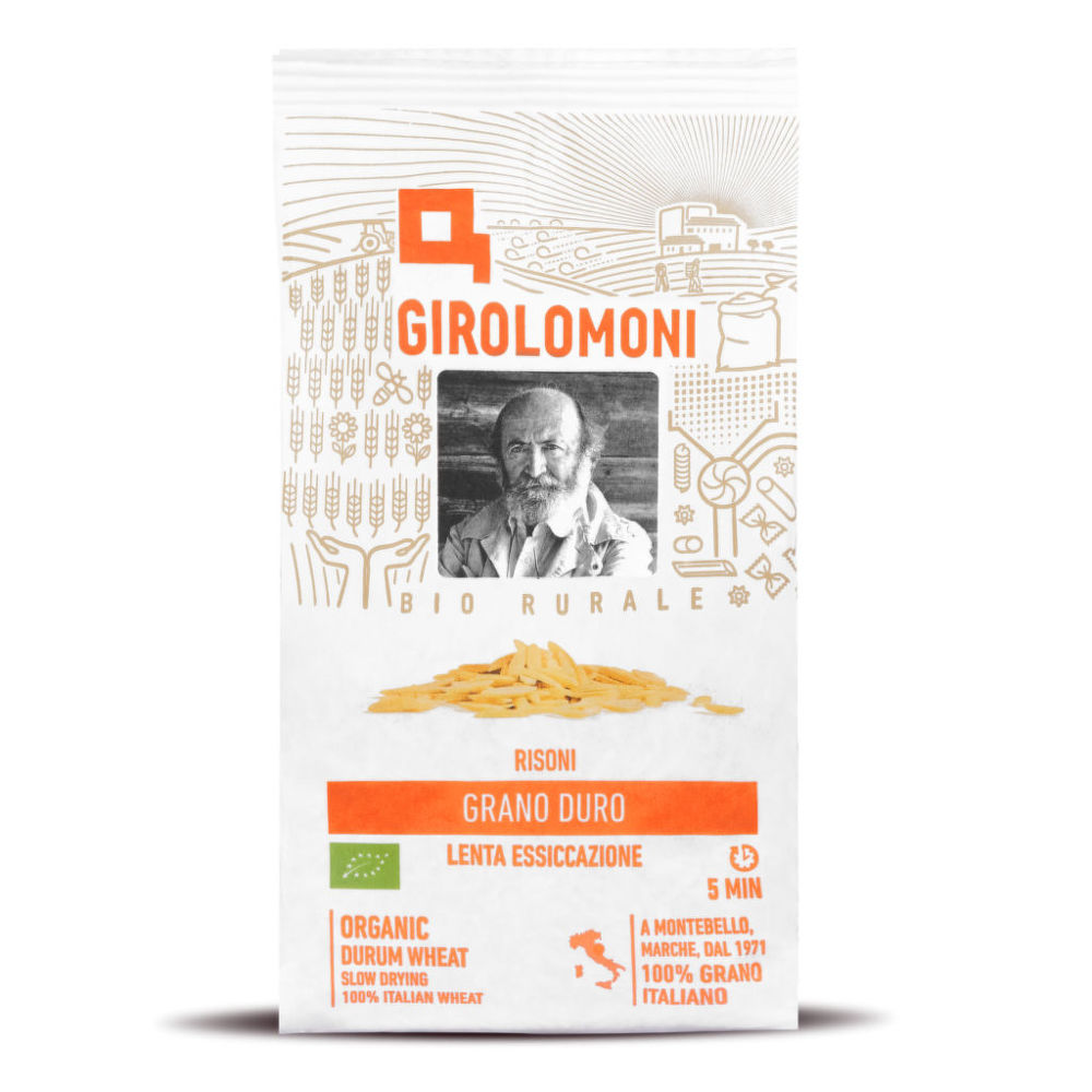 Těstoviny risoni polévkové semolinové  500 g BIO   GIROLOMONI Girolomoni