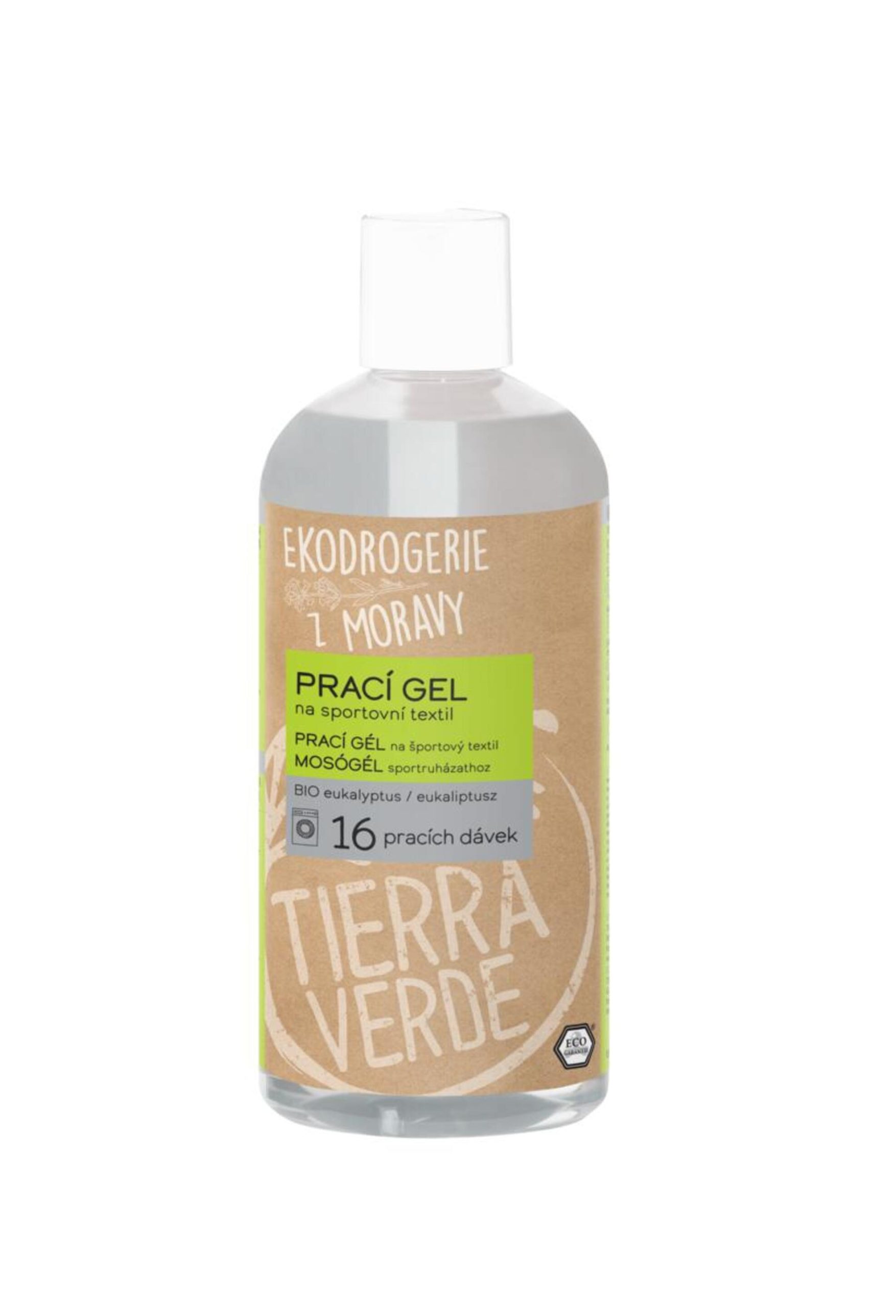 Tierra Verde Prací gel na sportovní textil s eukalyptovou silicí BIO 500 ml