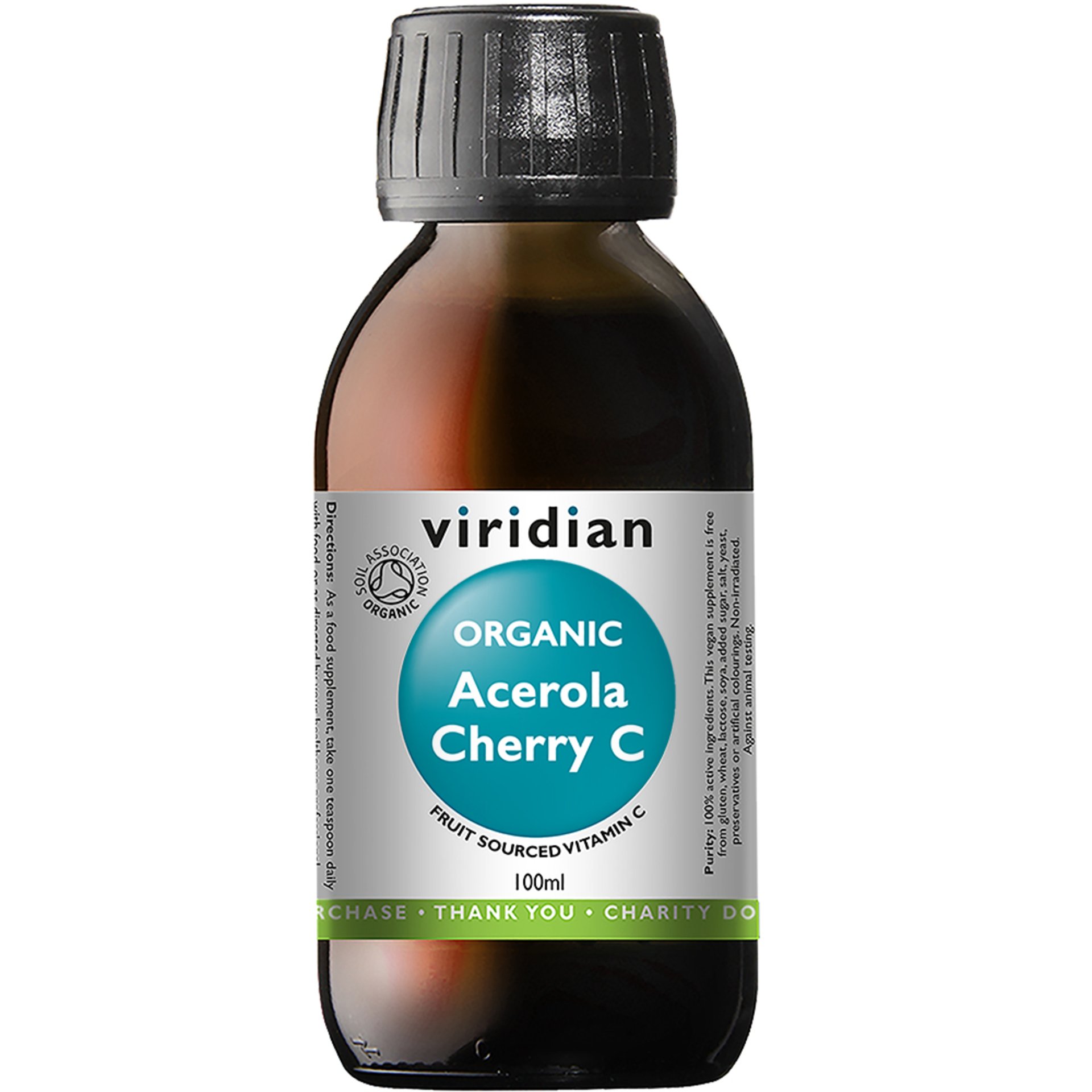 Viridian Organic Acerola Cherry C 100 ml