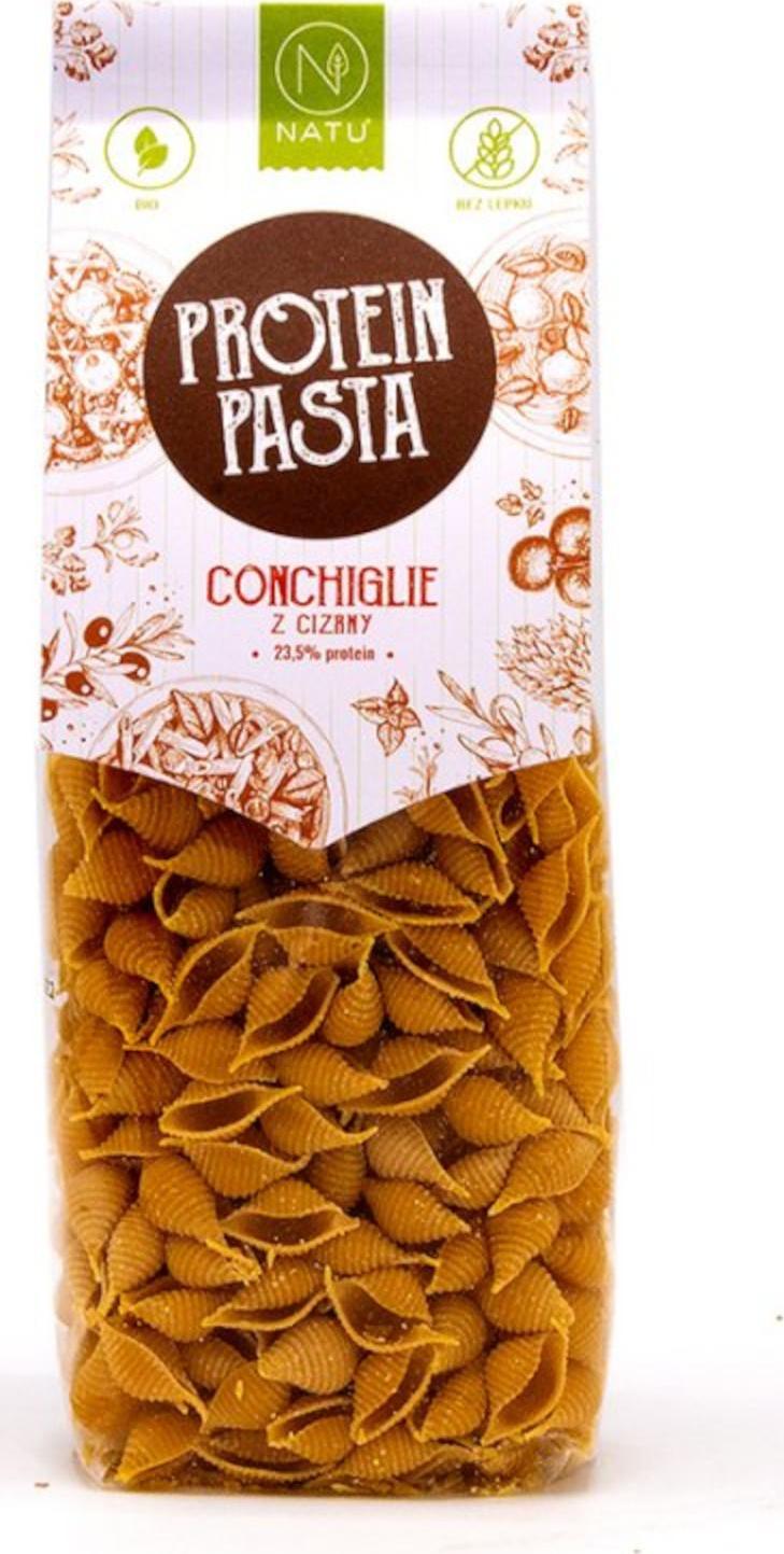 NATU Protein Pasta Conchiglie z cizrny BIO 250 g