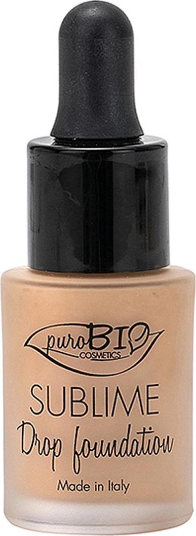 puroBIO cosmetics Tekutý make-up 03 s SPF 10 19 g