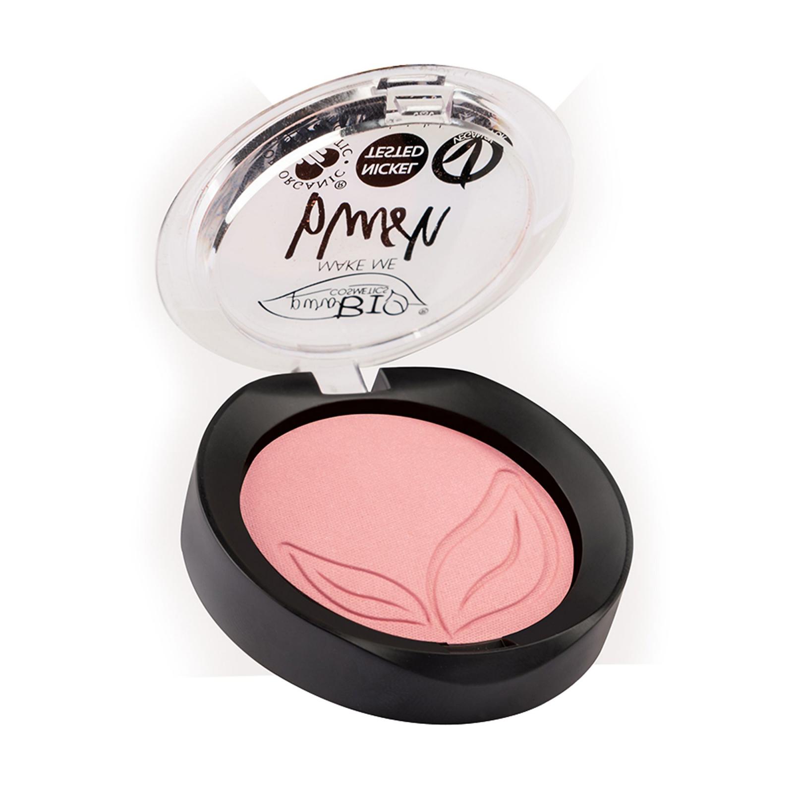 puroBIO cosmetics Tvářenka 01 Pink Satin 5