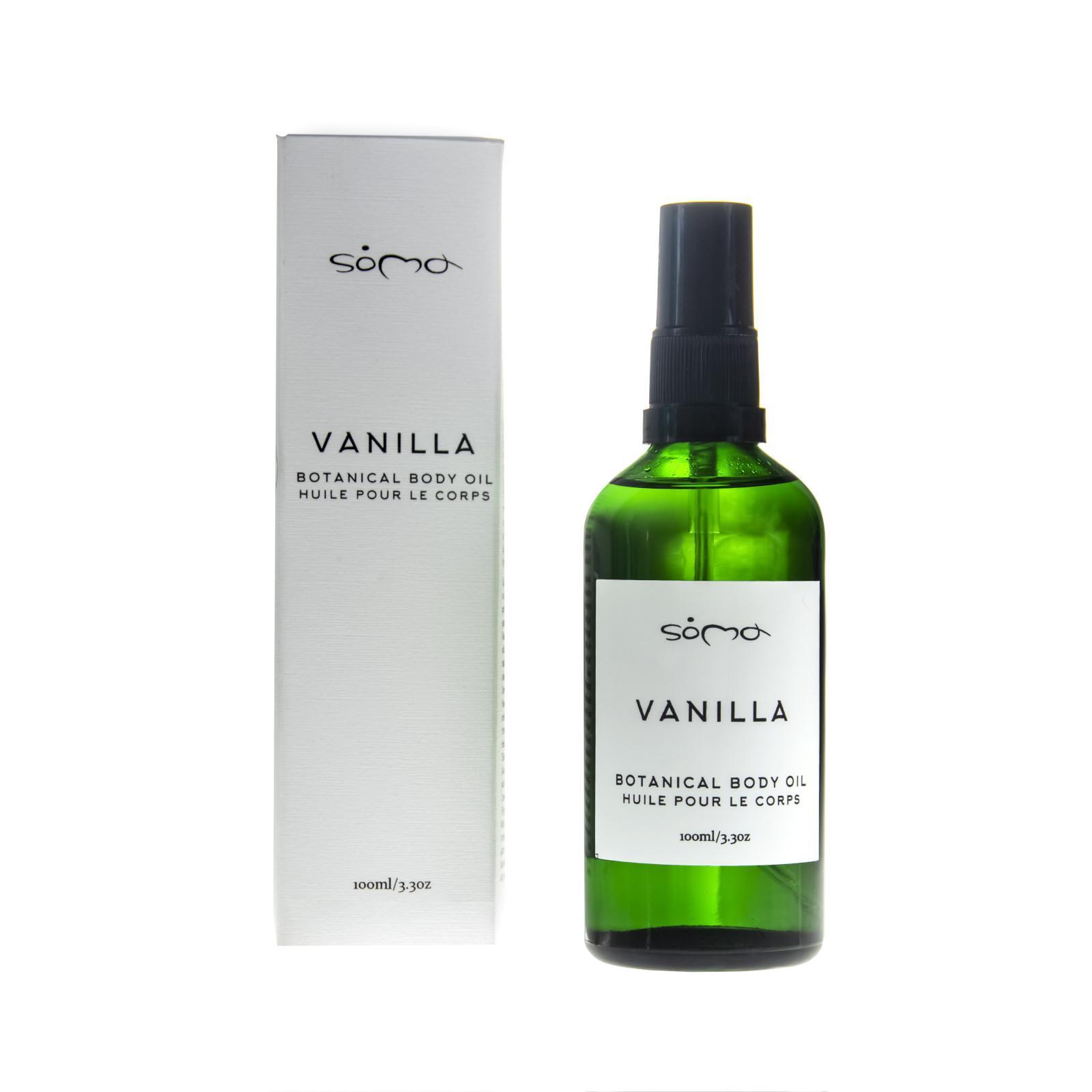 Soma n Botanicals Vanilkový tělový olej s bergamotem 100 ml