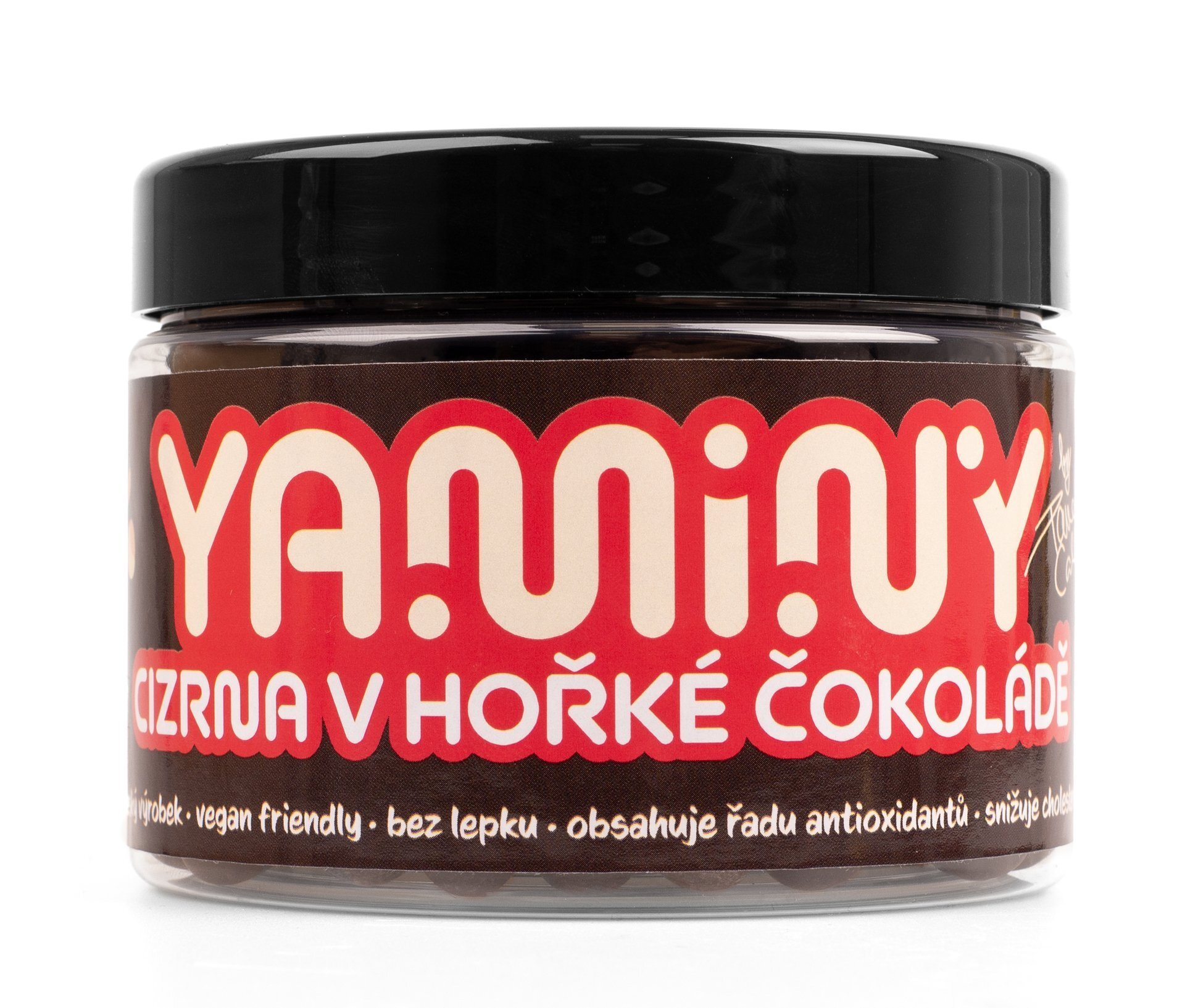 GRIZLY Yaminy Cizrna v hořké čokoládě 300 g expirace