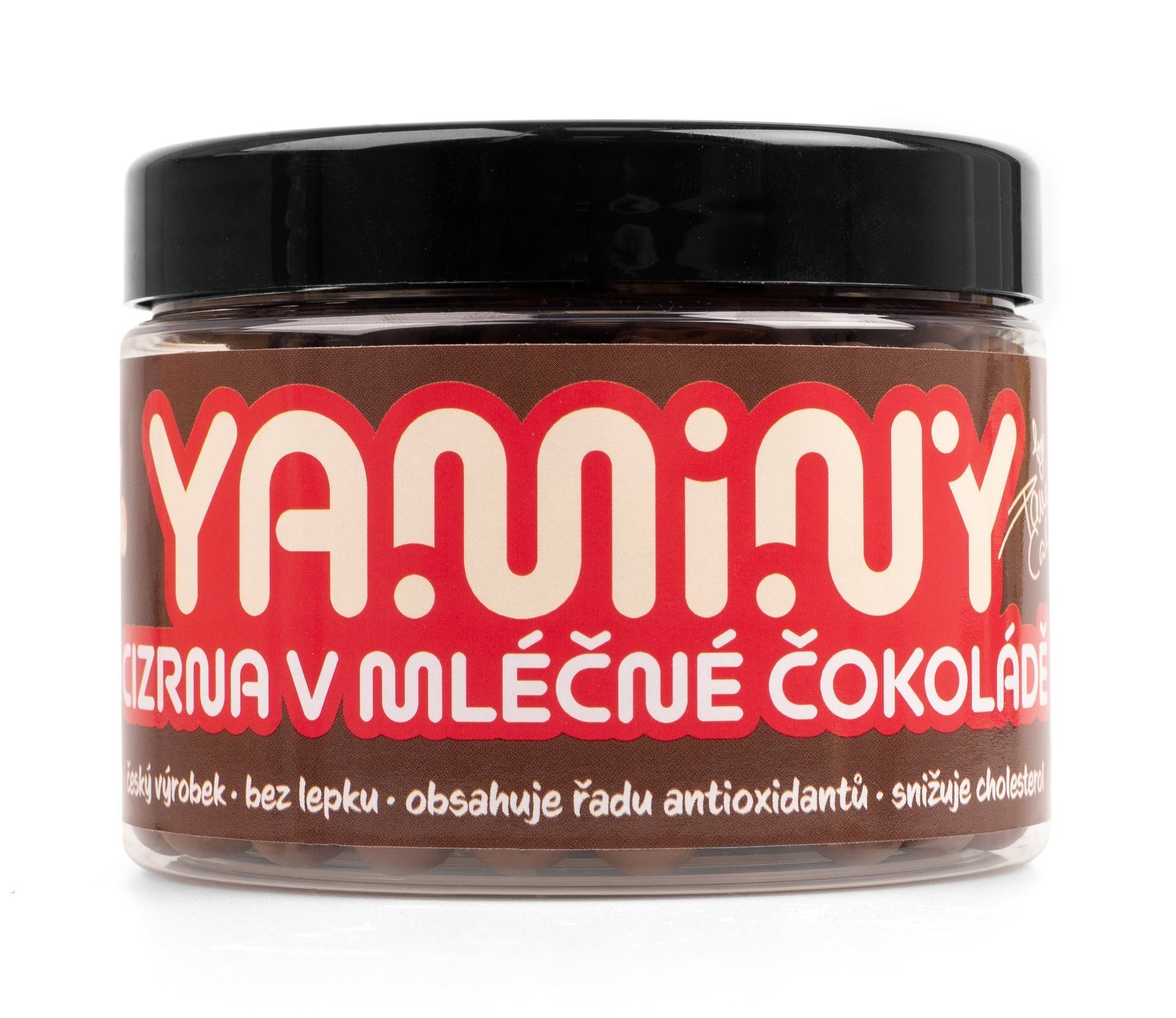 GRIZLY Yaminy Cizrna v mléčné čokoládě 300 g expirace