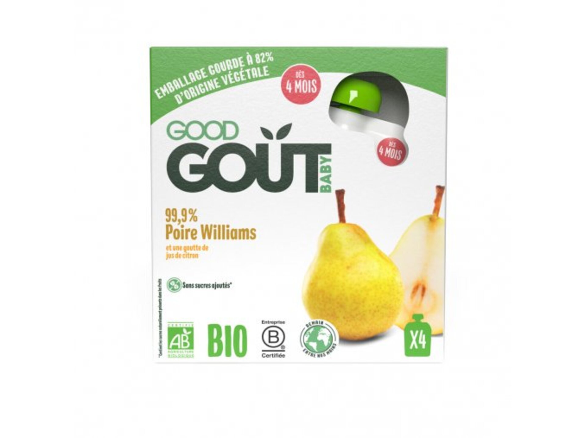 Good Gout Hruška BIO 4x85 g expirace